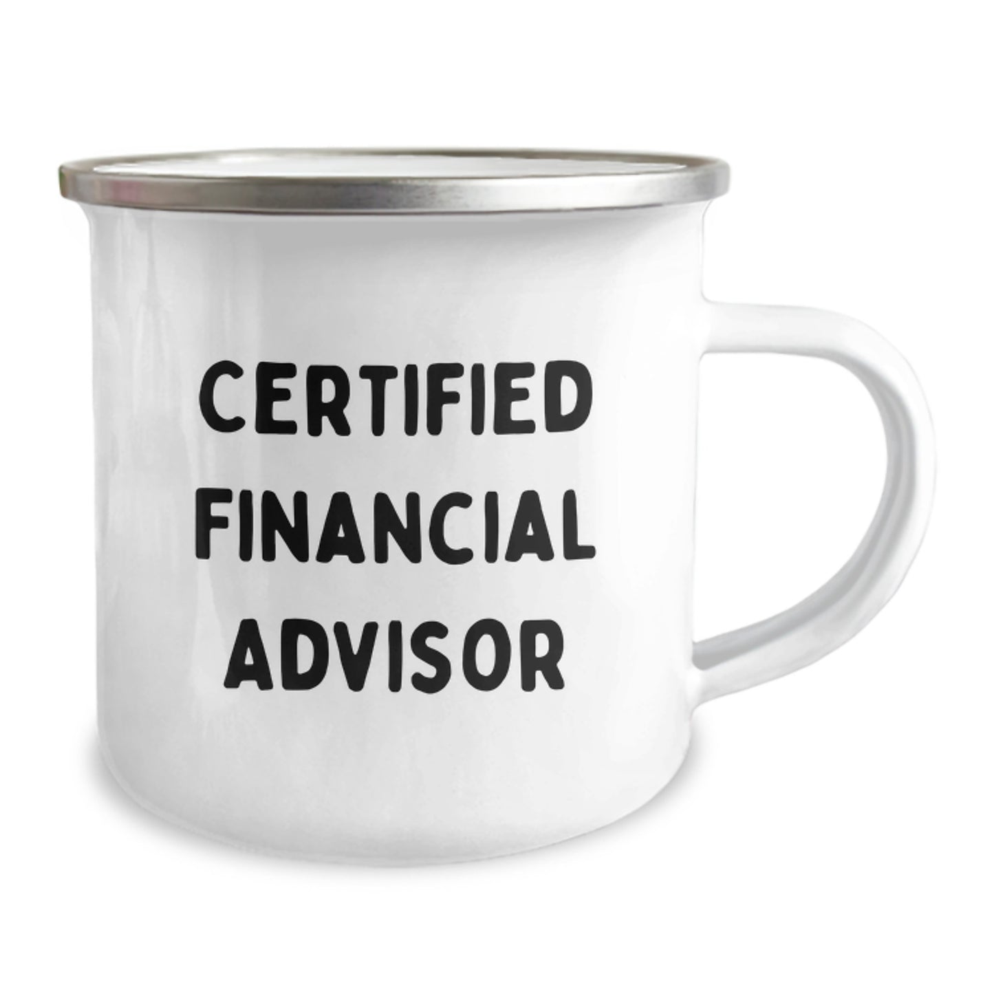 Funny Financial Advisor Gifts from Friends to Men - Inspirational Camping Mug for Graduation - Image 2