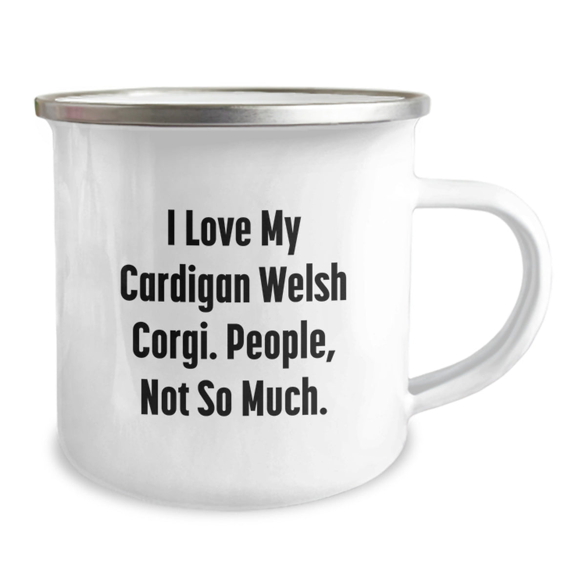 Funny Cardigan Welsh Corgi Dog Lover Gifts from Men to Valentine's Unique Gifts, Cardigan Welsh Corgi Dog Dad Mom Friend Family, I Love My Cardigan Welsh Corgi People Not So Much Camping Mug - Image 2