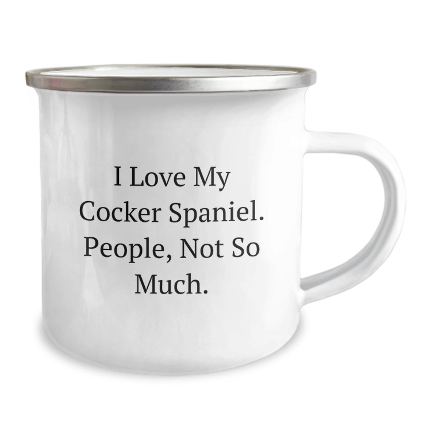 Cocker Spaniel Dog Funny Mug, Gifts from Men to Women for Friends and Family, Christmas Unique Mugs for Cocker Spaniel Dog Lovers, Stainless Steel with Enamel Finish - Image 2