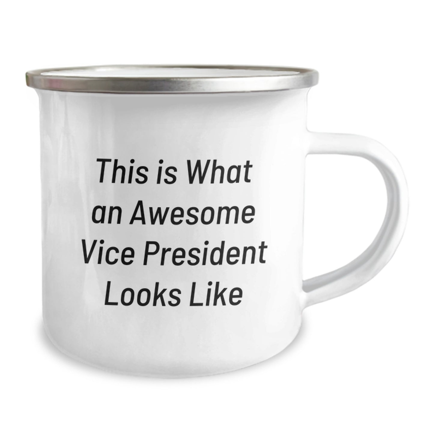 Funny Vice President Gifts for Men, Unique Birthday Unique Gifts from Friends or Family, Vice President Camping Mug with 'This Is What An Awesome Vice President Looks Like' - Image 2