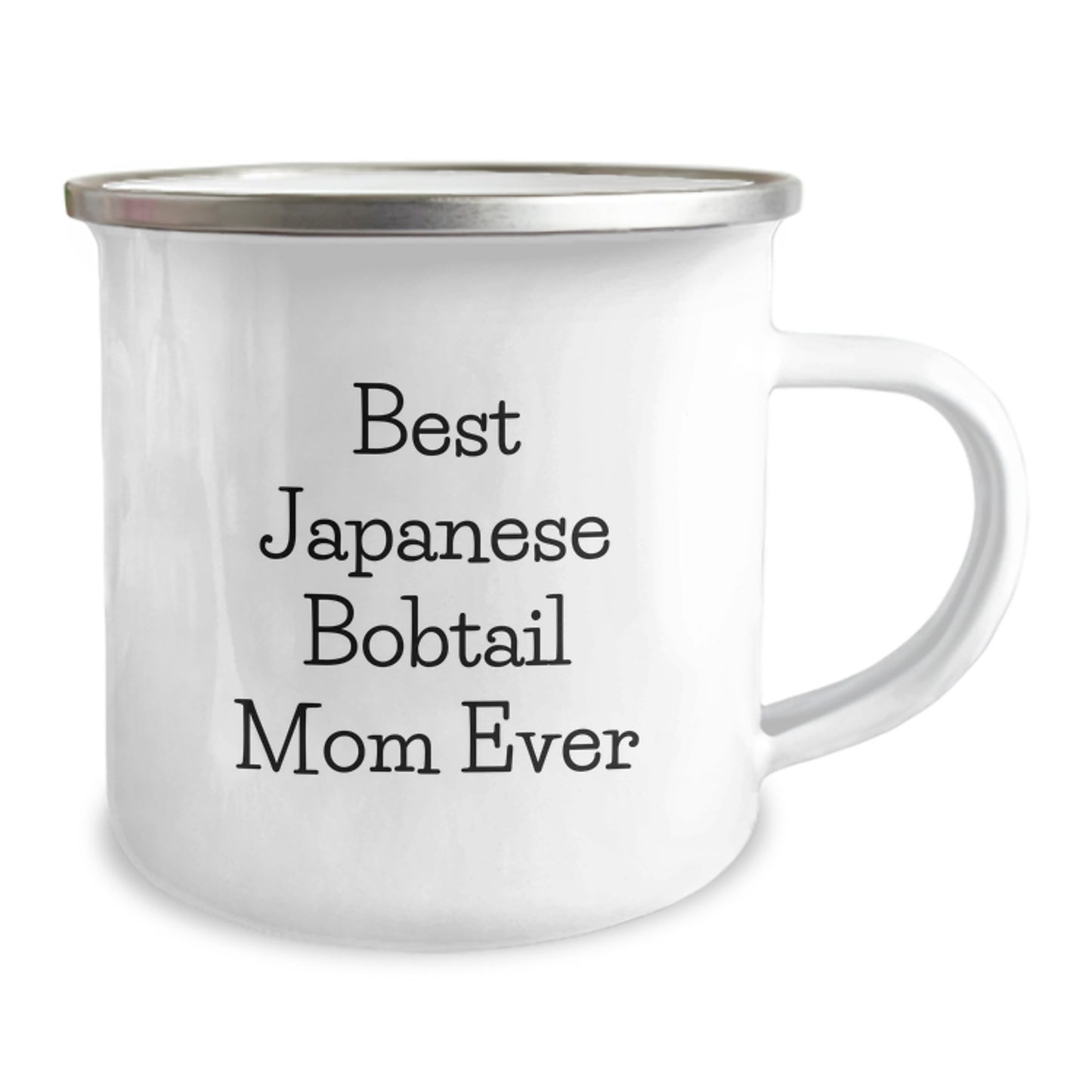 Japanese Bobtail Cat Camping Mug - Best Mom Ever, Funny Cat Mom Birthday Unique Gifts for Friends, Family, Coworkers, Women, Men, Unique Camping Mug for Outdoor Adventures - Image 2