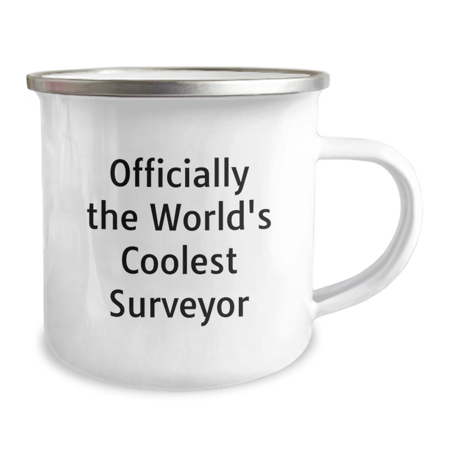 Funny Surveyor Gifts for Surveyor, Camping Mug for Men, Officially The World's Coolest Surveyor Christmas Unique Gifts from Friends - Image 2
