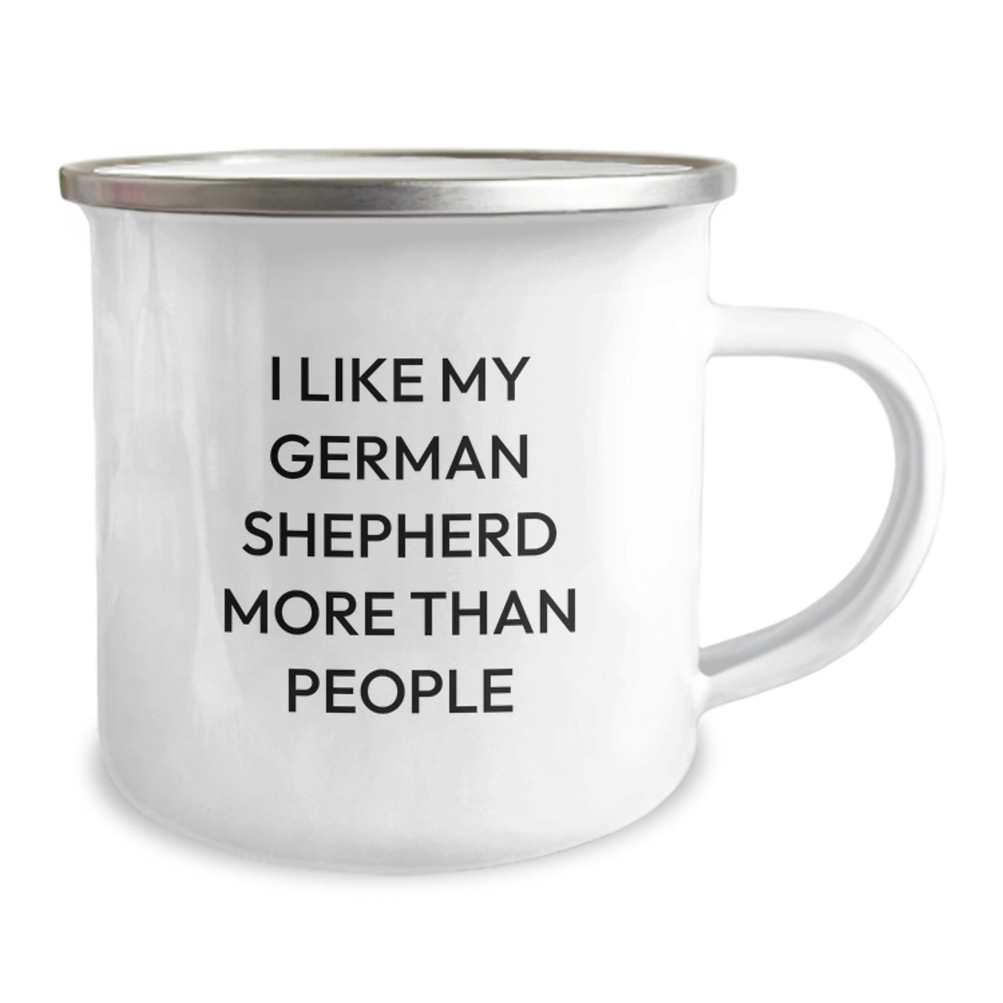 Funny German Shepherd Dog Gifts for Men - German Shepherd Dog Camping Mug, I Like My German Shepherd More Than People, Birthday Unique Gifts from Family - Image 2