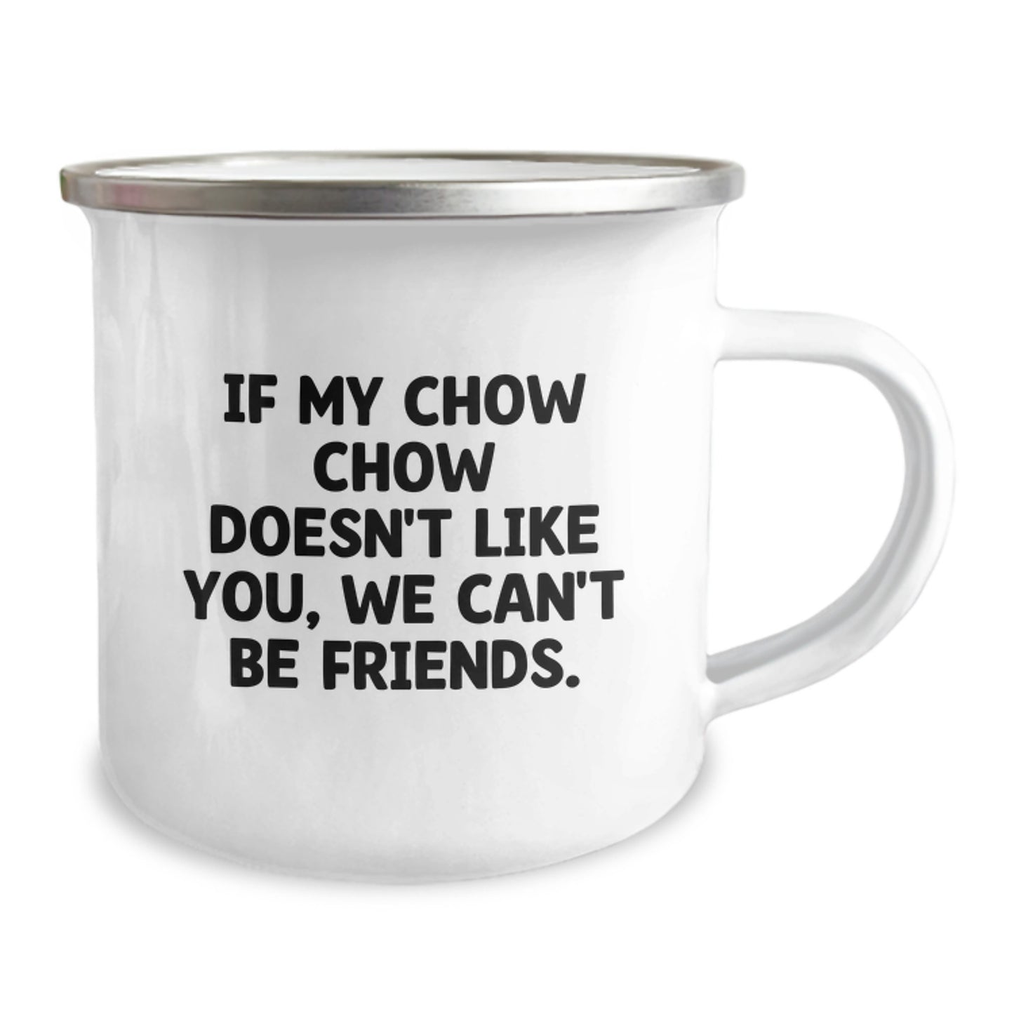 Funny Chow Chow Dog Gifts from Friends for Birthday - Camping Mug - Image 2