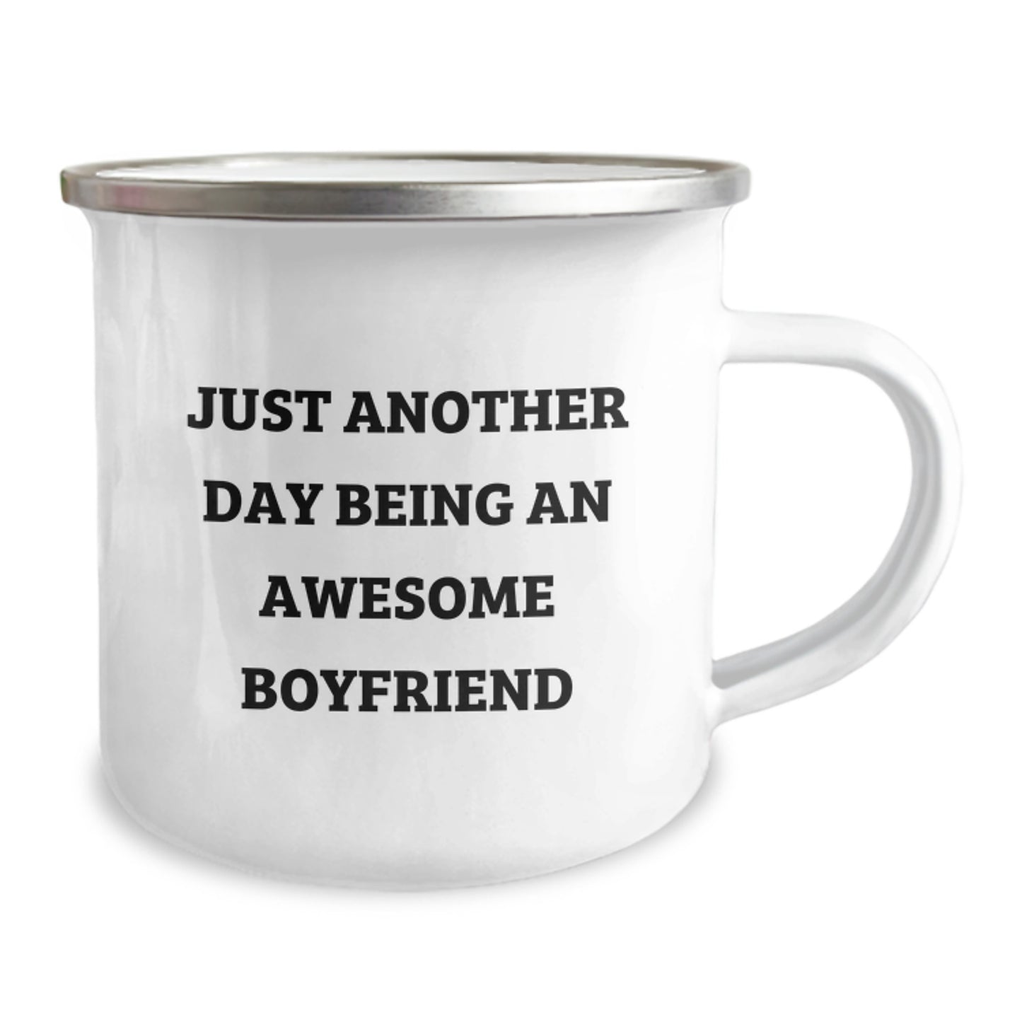 Funny Sweetheart Gifts from Men for Graduation, Just Another Day Being An Awesome Sweetheart Stainless Steel Camping Mug - Image 2