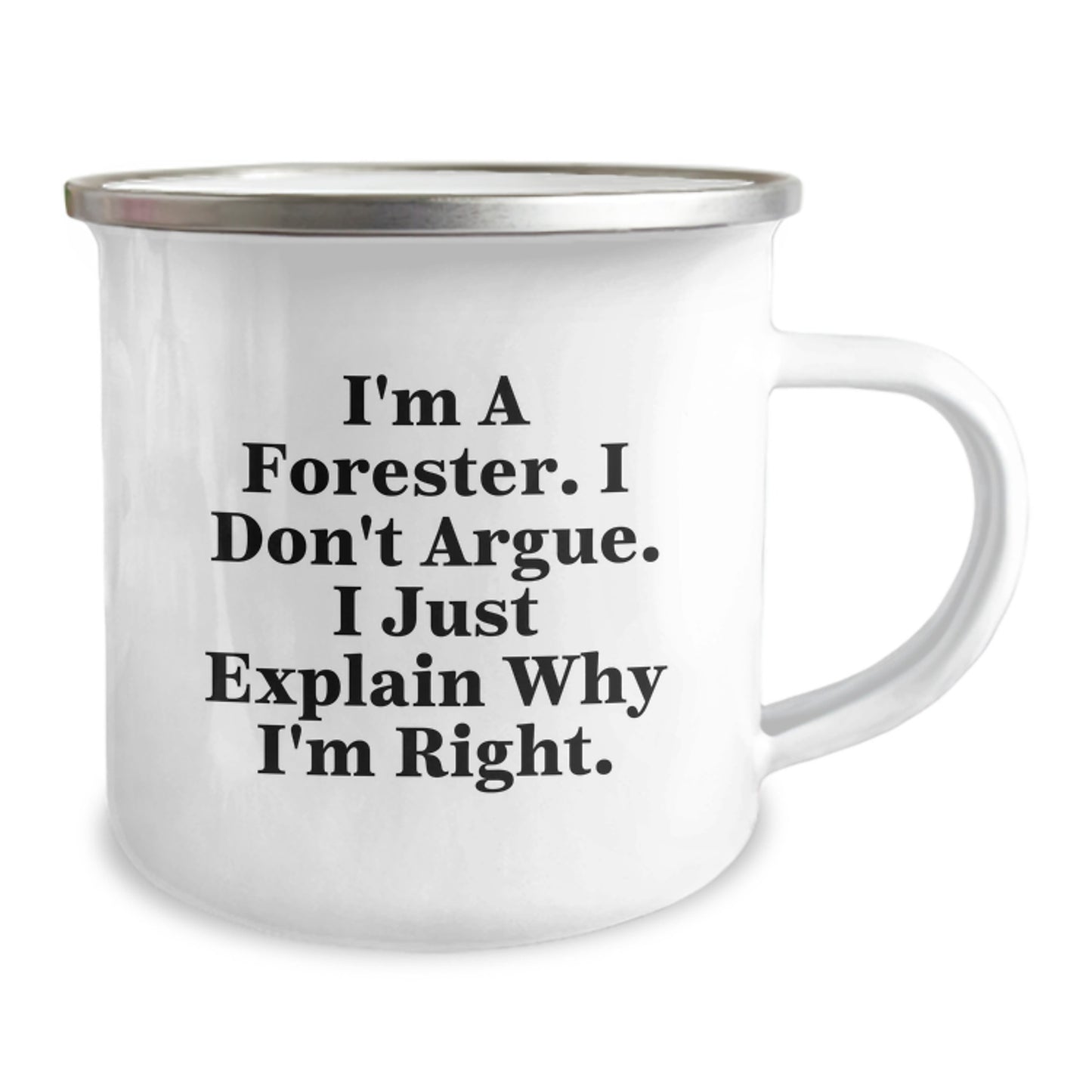 Forester Gifts Funny Quote Camping Mug, Gifts from Men to Forester Graduation, Camping Mug for Men, Inspirational Quote, Gifts for Forester - Image 2