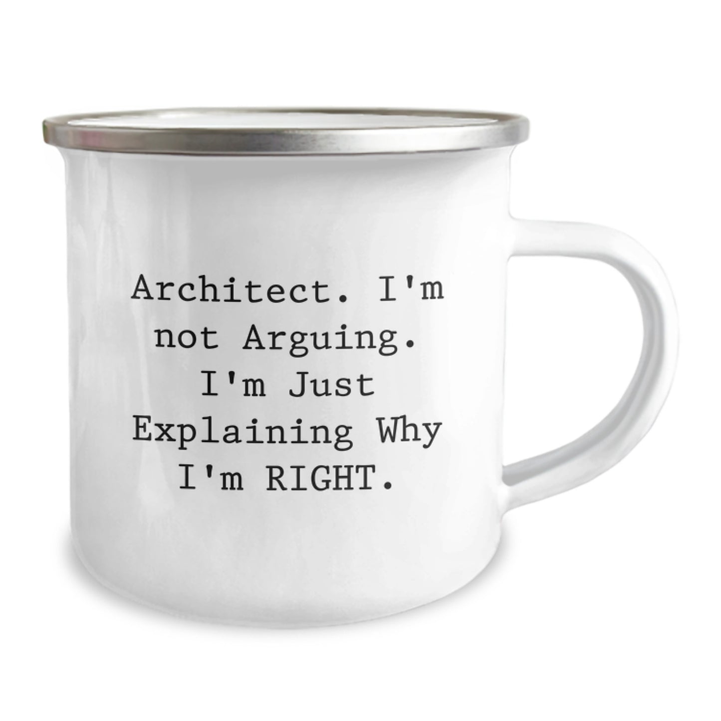 Architect's Humorous Gifts from Friends and Family - Camping Mug for Graduation - Image 2