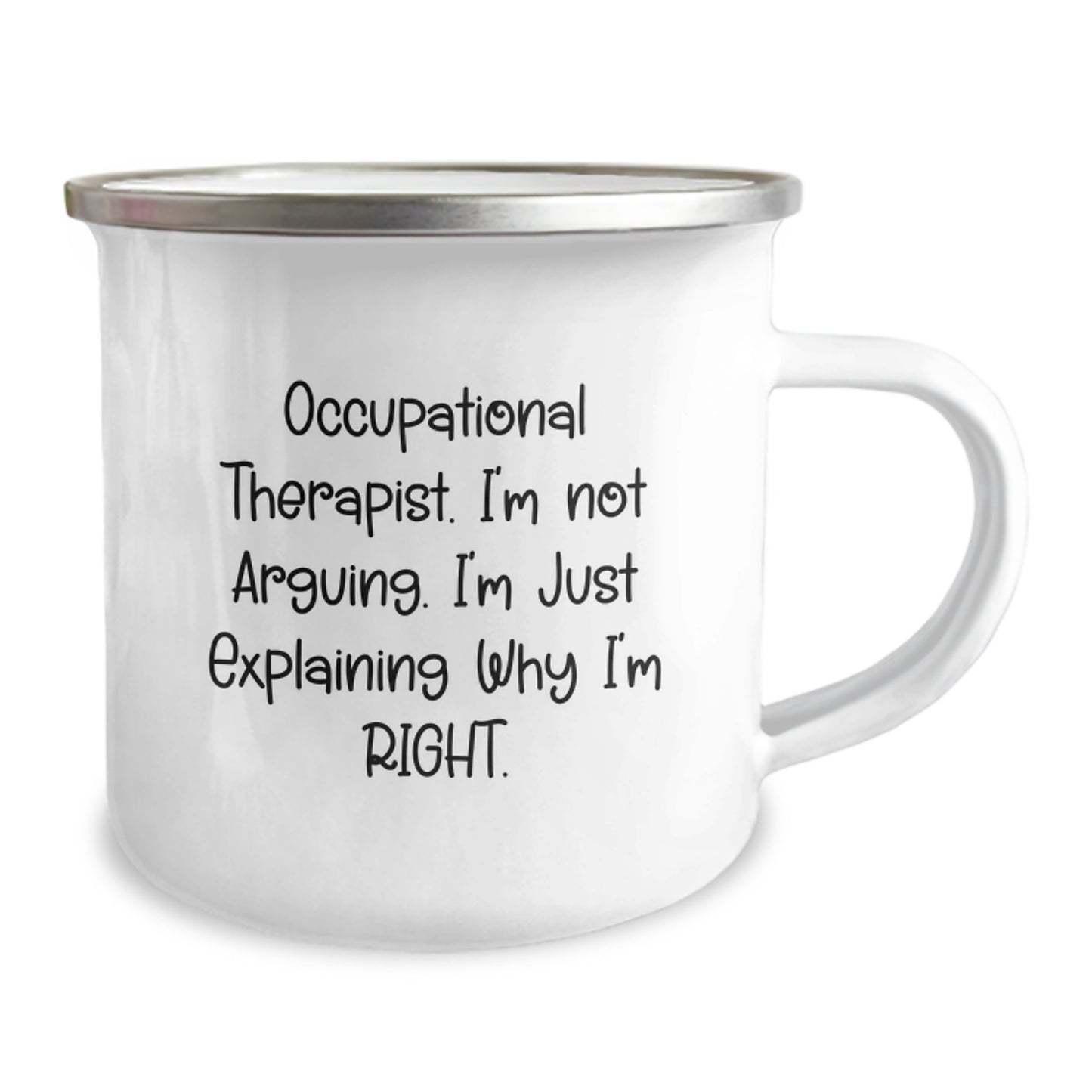 Occupational Therapist Gifts: Funny Quotes for Occupational Therapist, Camping Mug, Graduation Unique Gifts from Friends, Gifts for Occupational Therapist, Stainless Steel with Enamel Finish - Image 2