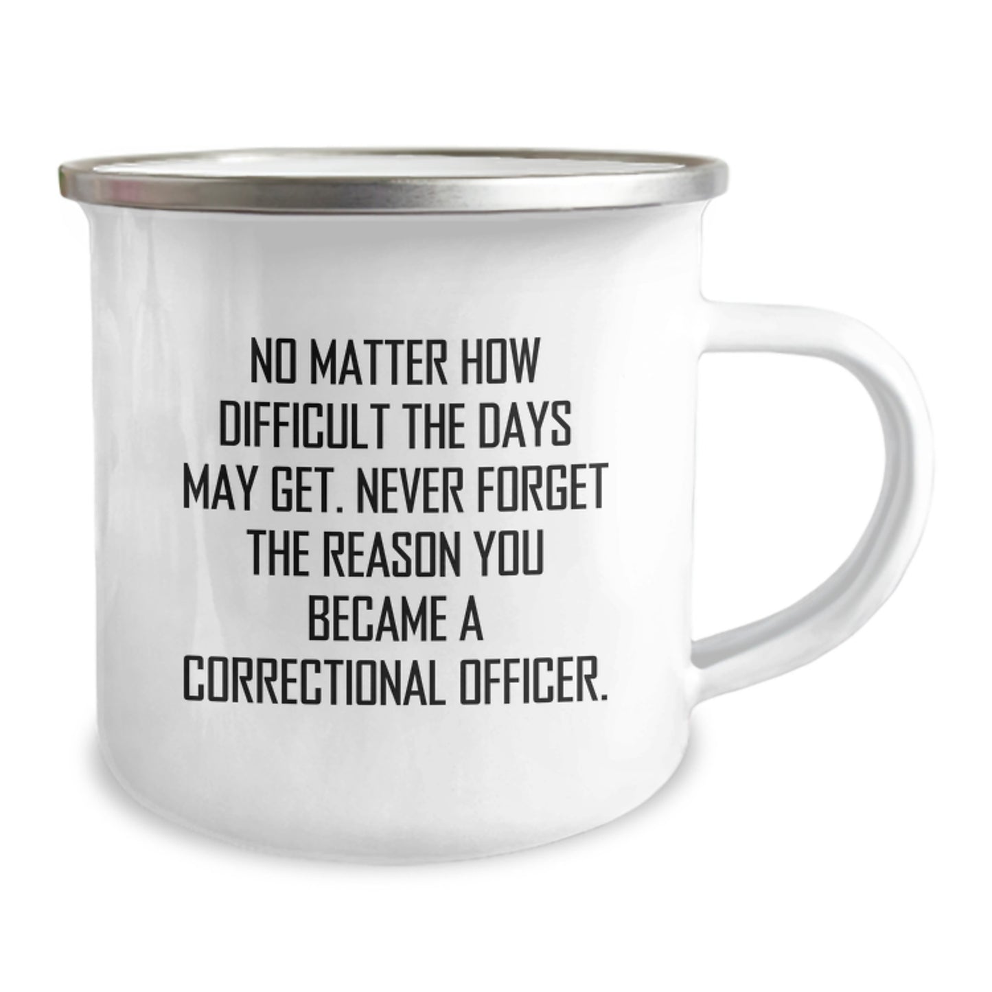 Correctional Officer Inspirational Gifts for Men, Funny Camping Mug with Quote, Gifts from Family or Friends, Birthday Unique Gifts - Image 2