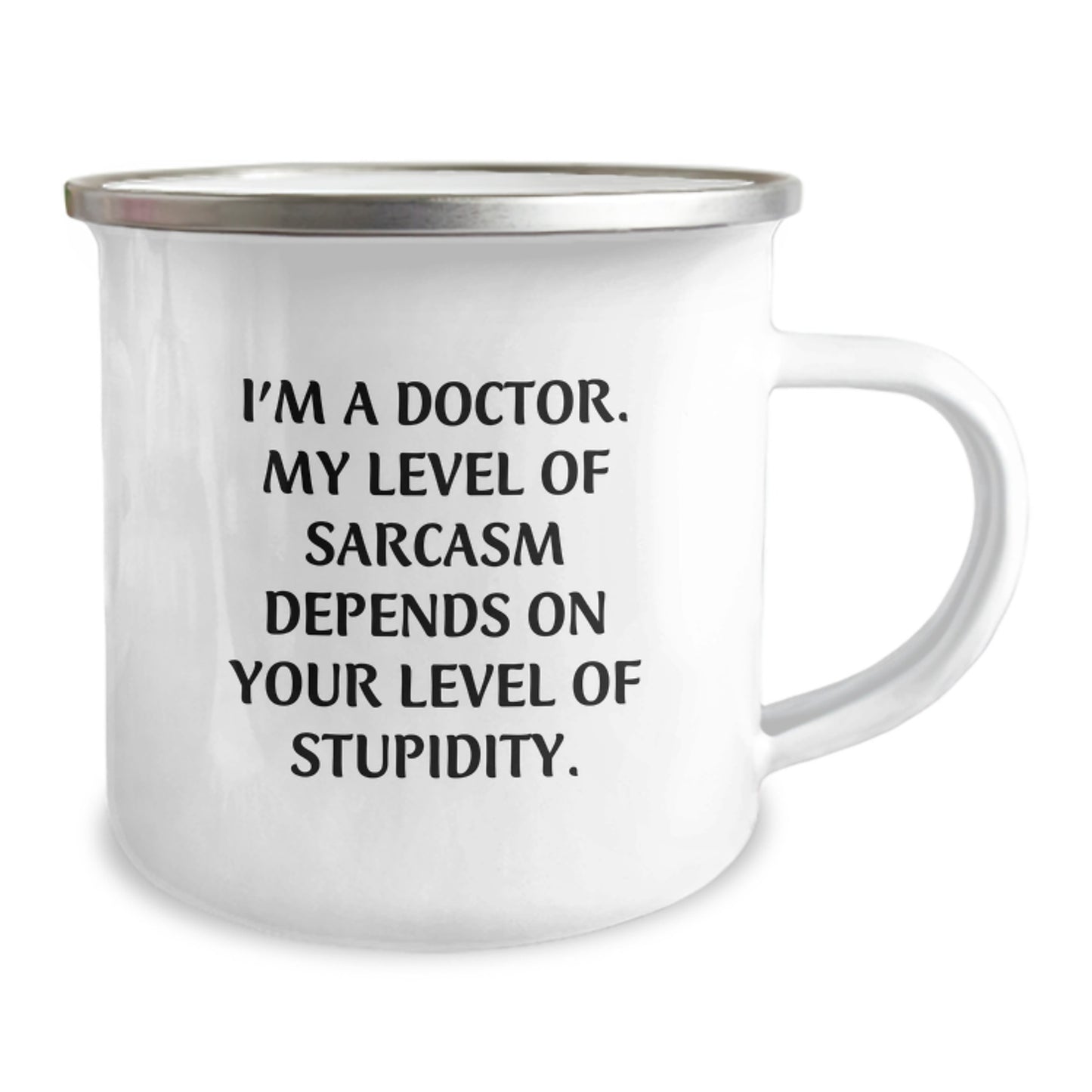 Funny Doctor Gifts for Him - Christmas Unique Mugs with Sarcasm Quote for Doctor Friends, Camping Mug for Men from Family - Image 2