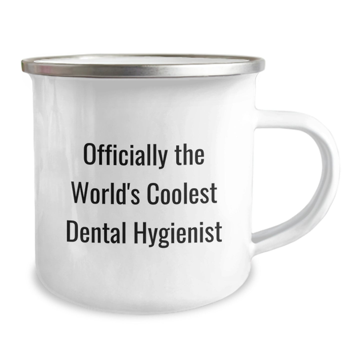 Funny Dental Hygienist Gifts from Friends, Camping Mug World's Coolest Quote, Christmas Unique Presents - Image 2