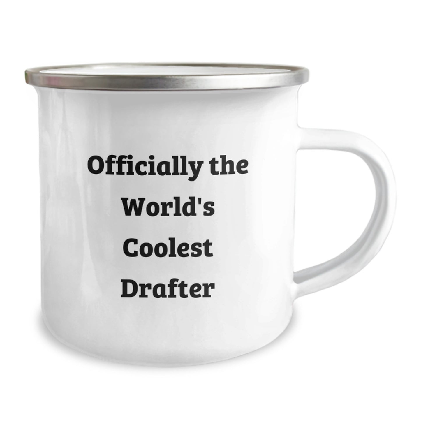 Funny Drafter Christmas Unique Gifts from Friends for Drafter Men Camping Mug - 'Officially The World's Coolest Drafter' - Image 2