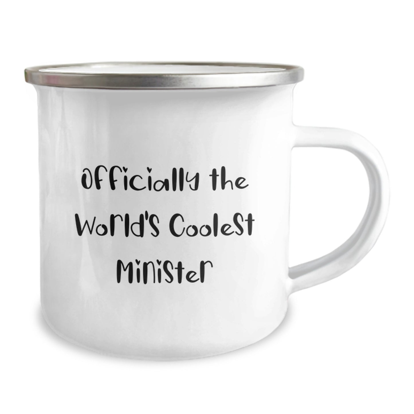 Funny Minister Gifts from Men to Friends Christmas Unique Mugs - 'Officially The World's Coolest Minister' - Image 2