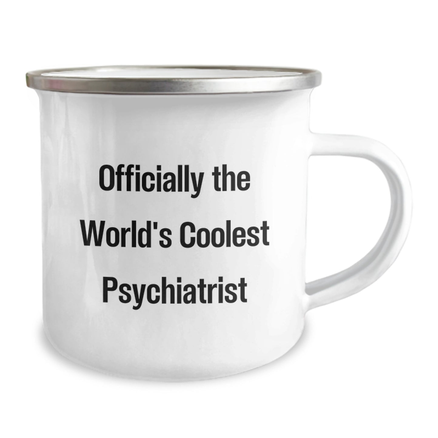 Psychiatrist Gifts, Funny Camping Mug, Officially The World's Coolest Psychiatrist, Christmas Unique Gifts, Gifts from Friends for Psychiatrist - Image 2