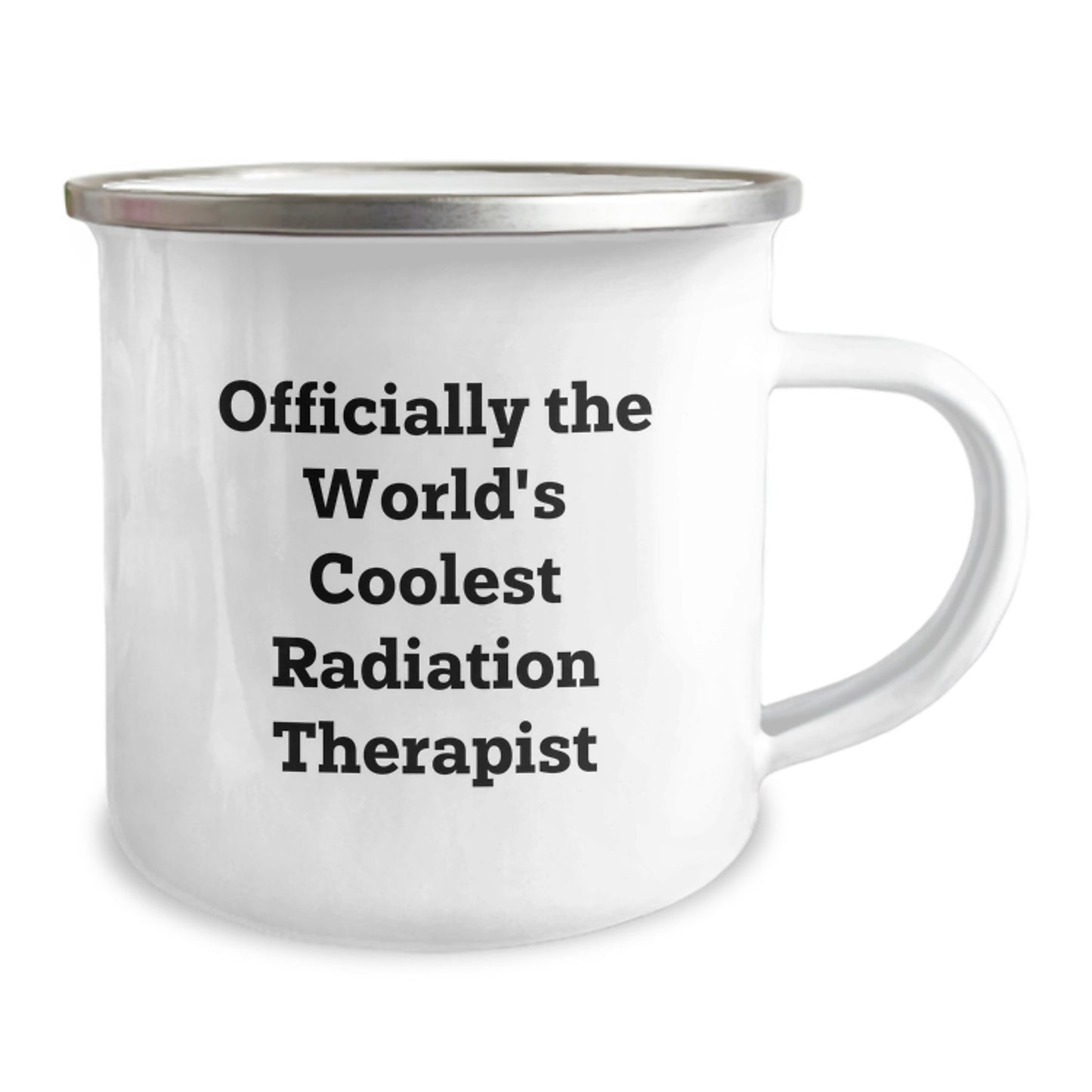 Funny Christmas Unique Gifts for Radiation Therapist - Officially The World's Coolest Radiation Therapist, Men and Women Camping Mug, Unique Gifts from Friends and Family - Image 2