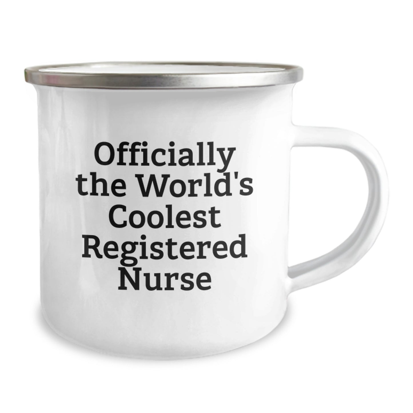 Funny Registered Nurse Gifts from Friends for Mom - Officially The World's Coolest Registered Nurse Camping Mug for Mom's Special Day - Image 2