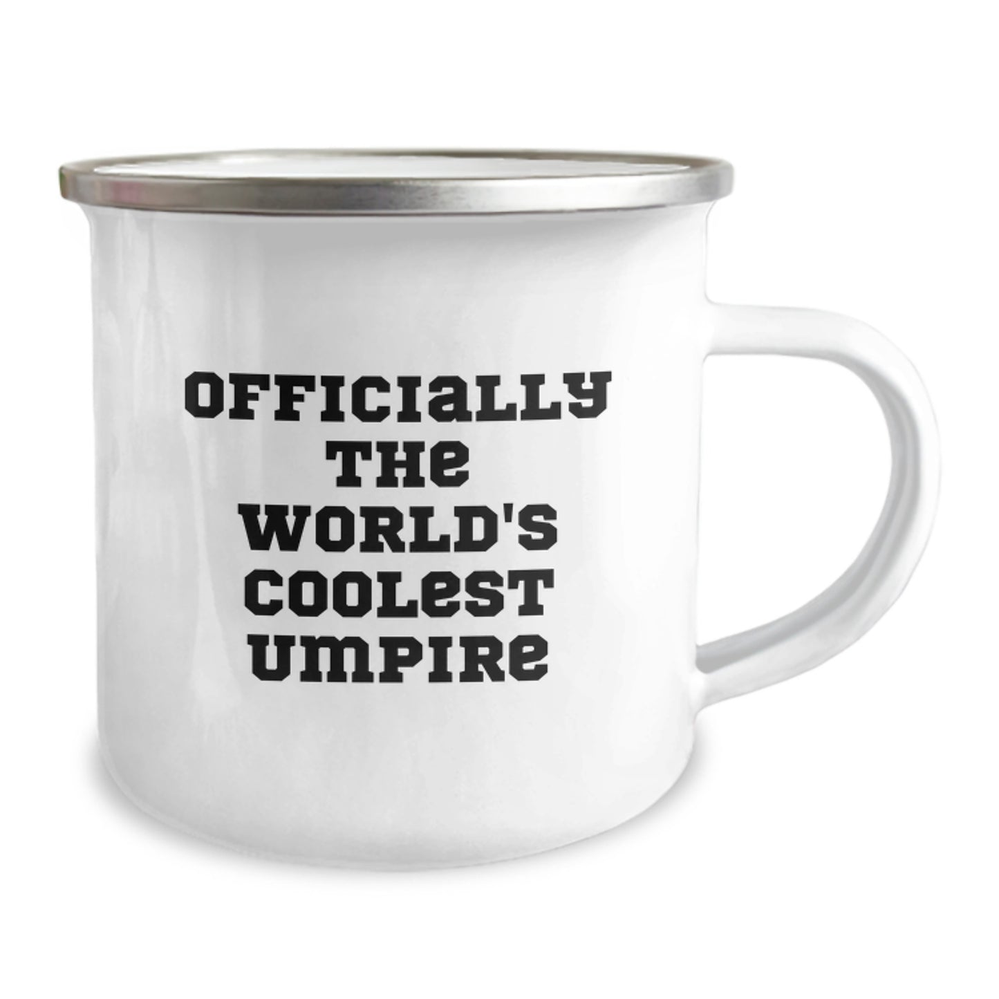 Funny Umpire Gifts for Men from Friends, Officially The World's Coolest Umpire Unique Camping Mug for Umpire Enthusiasts at Christmas - Image 2