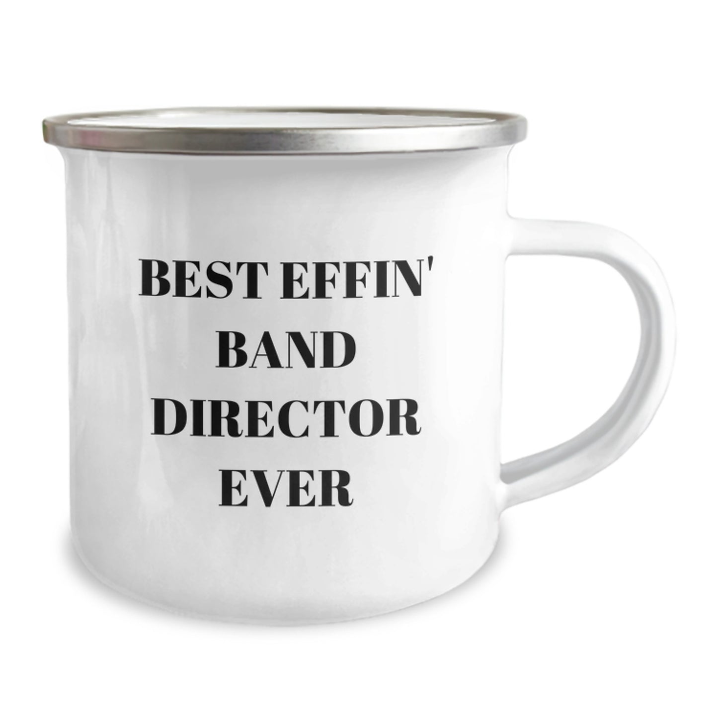 Funny Band Director Gifts for Men - Best Effin' Band Director Ever Inspirational Camping Mug, Perfect Christmas Memorable Present for Band Directors, Music Lovers and Teachers - Image 2