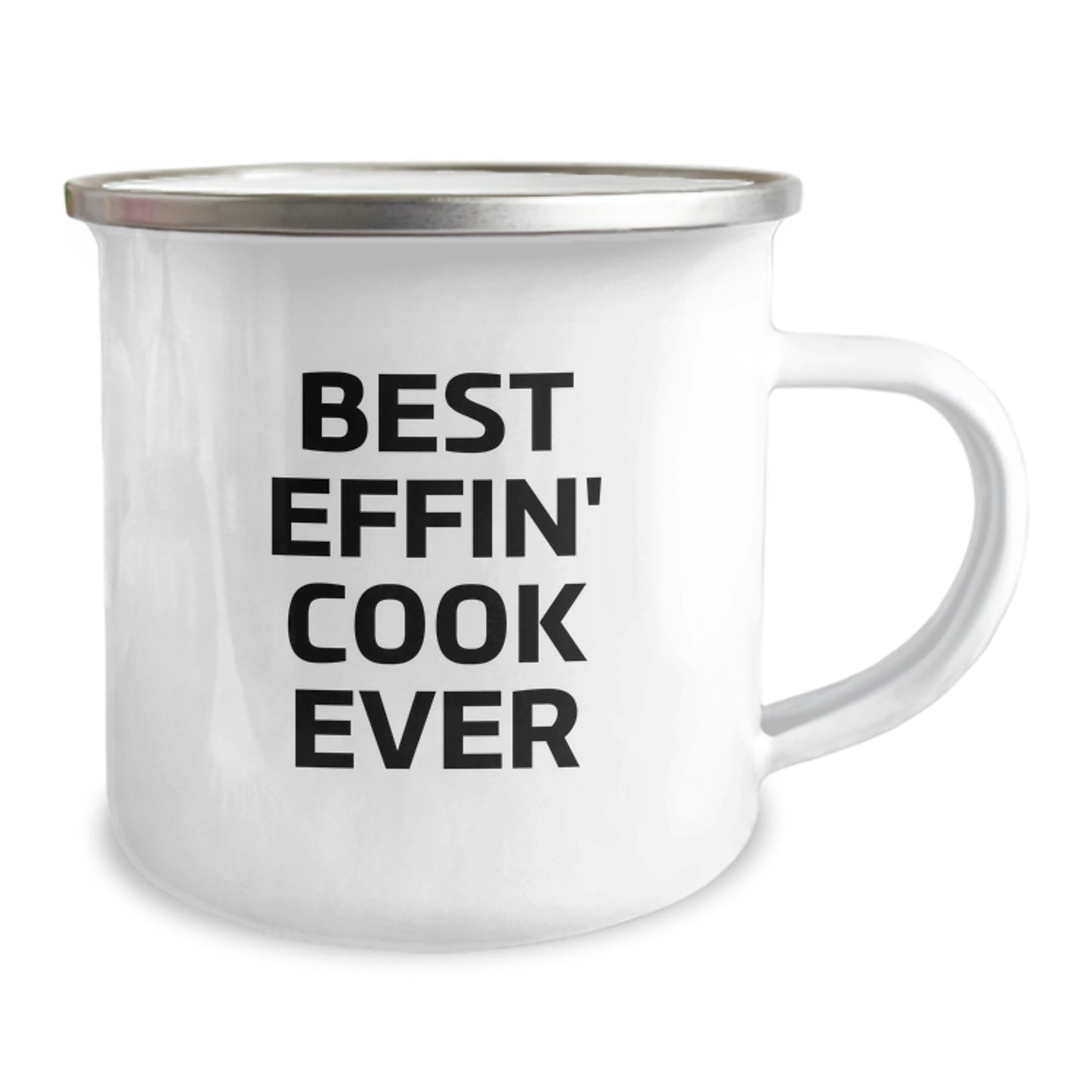 Funny Christmas Unique Gifts from Men for Cooks, Best Effin' Cook Ever Camping Mug for Men, Women, Friends, Family, Unique Camping Mug Gifts for Cooks - Image 2
