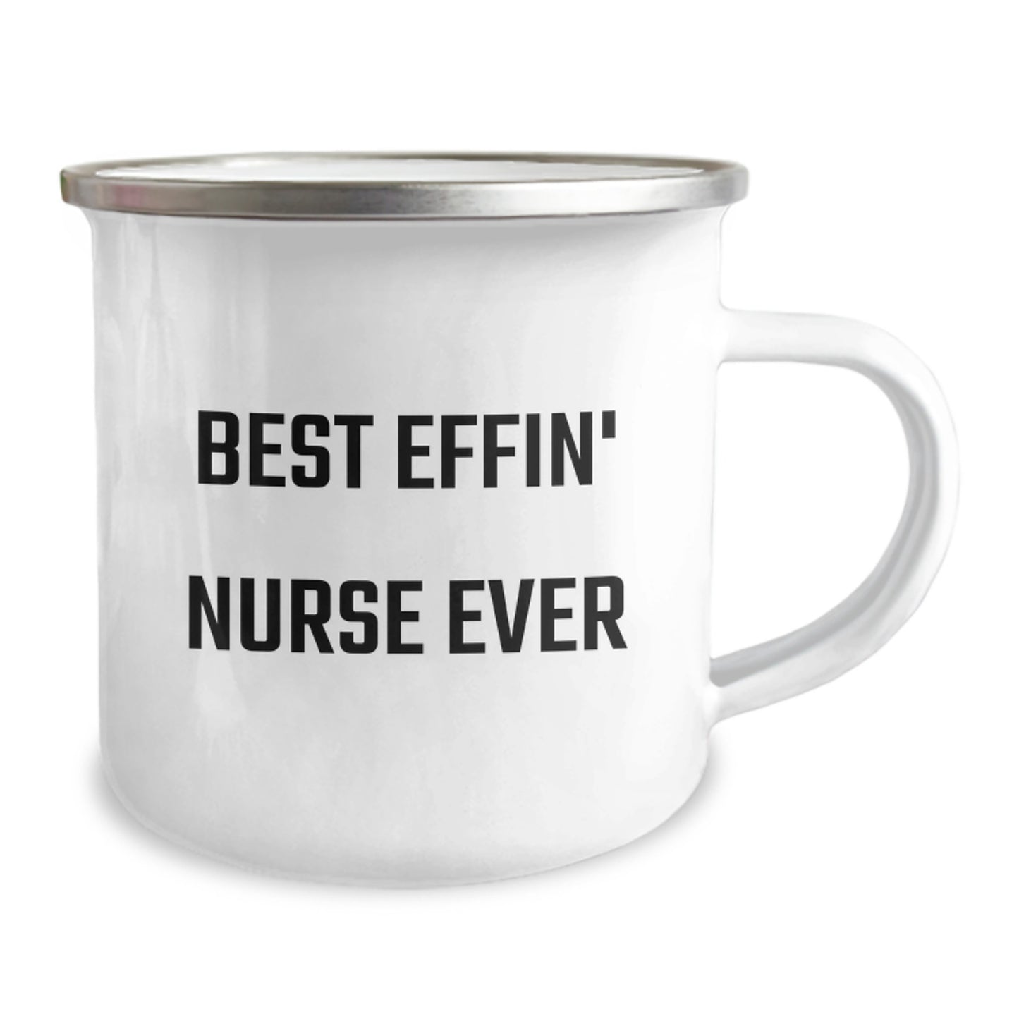Funny Gifts for Nurses, Best Effin' Nurse Ever Camping Mug, Christmas Unique Gifts from Friends for Nurses - Image 2