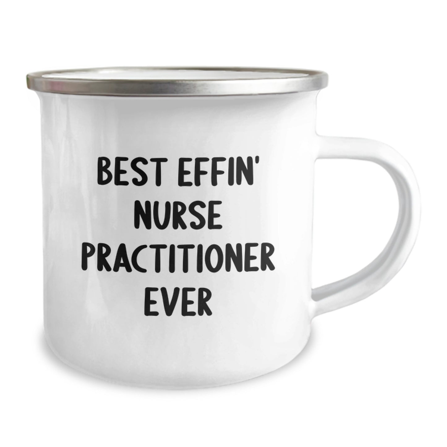 Nurse Practitioner Camping Mug - Funny Quote Gifts from Friends for Christmas Unique Presents - Image 2