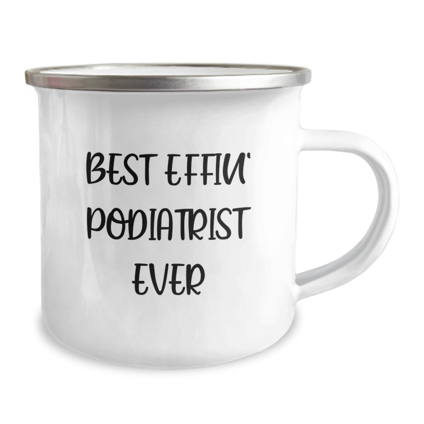 Funny Podiatrist Christmas Unique Gifts for Friends and Family, Best Effin' Podiatrist Ever Camping Mug, Unique Christmas Unique Gifts from Men, Women, Family, or Coworkers - Image 2