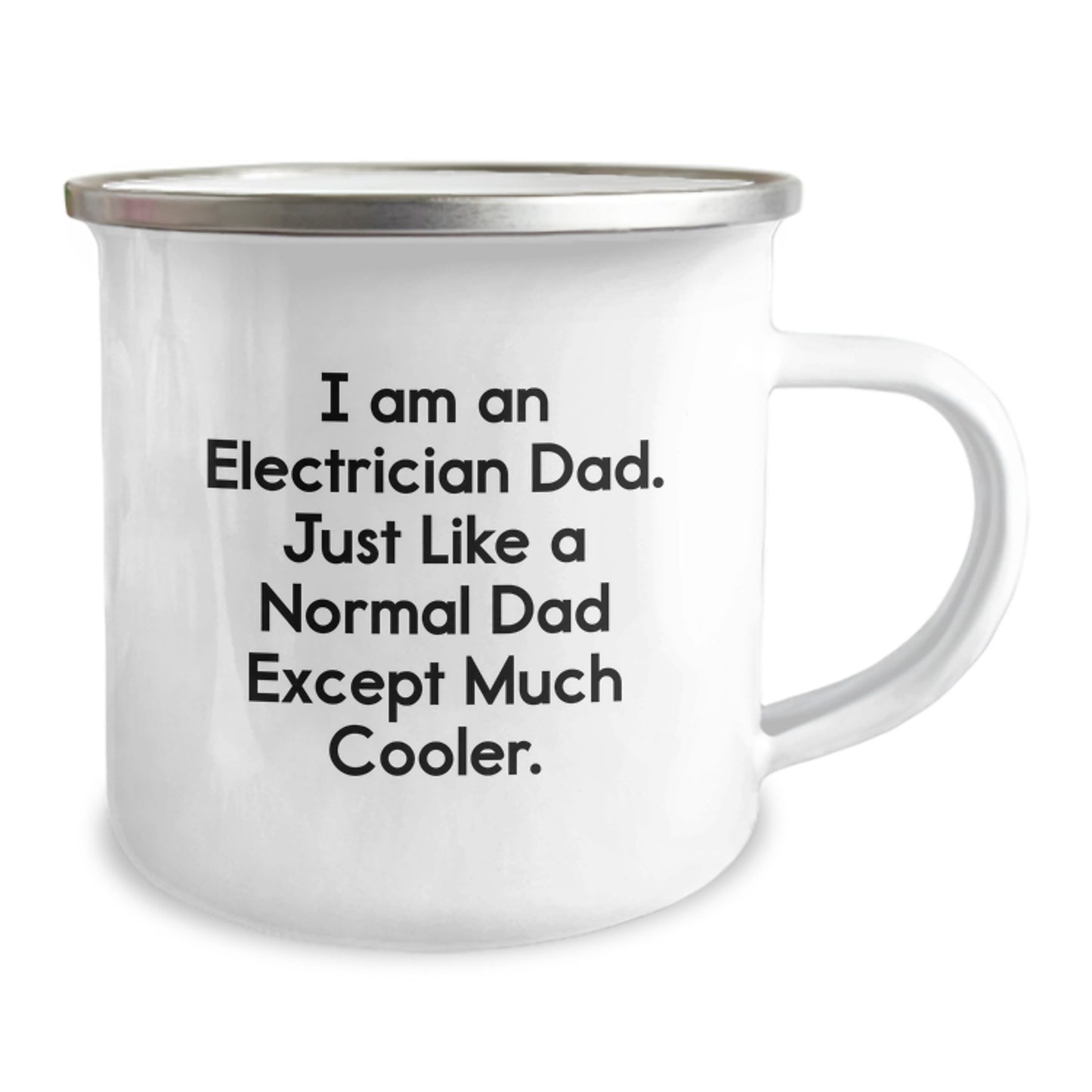 Funny Electrician Gifts from Dad, Electrician Dad Camping Mug for Electrician Graduation Unique Gifts, Gifts from Men, Gifts for Electrician - Image 2