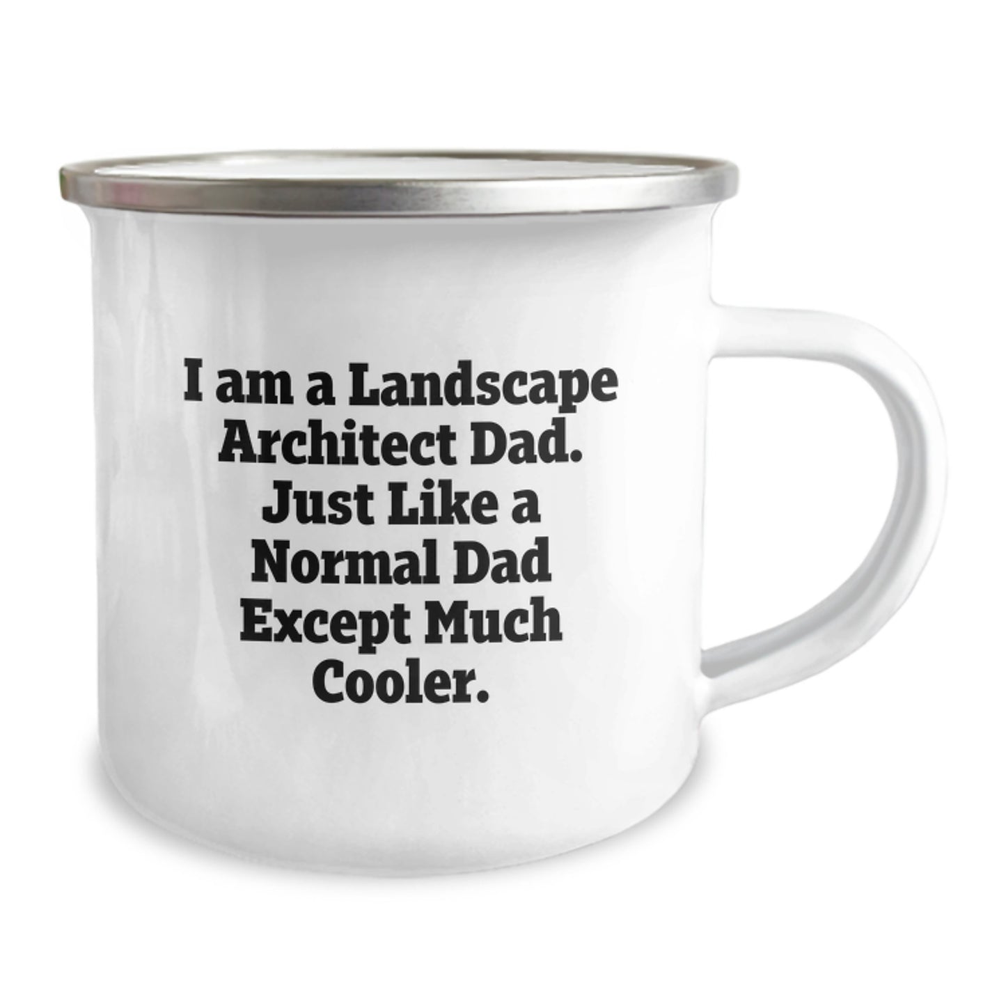 Funny Landscape Architect Dad Gifts from Family Member for Birthday Camping Mug - Image 2