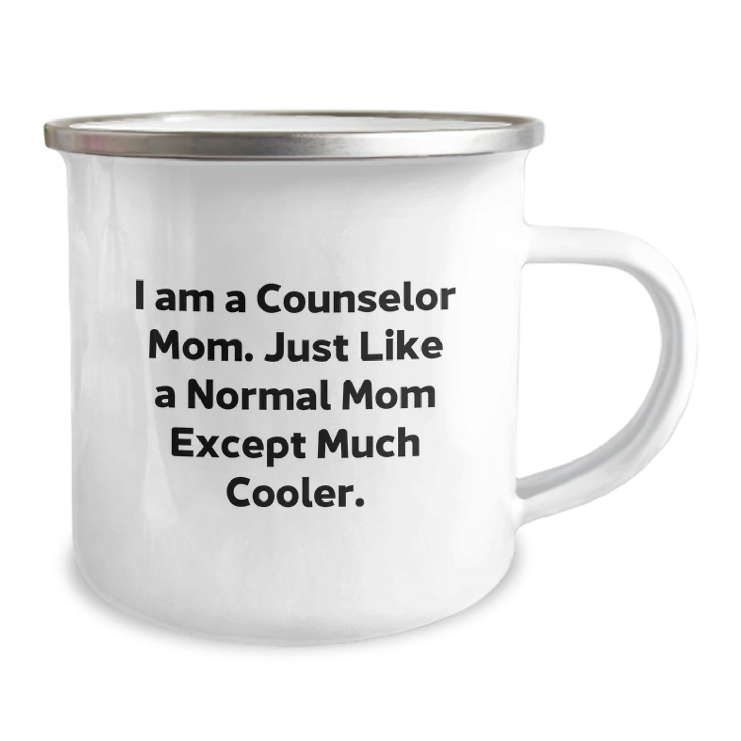 Funny Counselor Gifts for Birthday, Camping Mug, I Am A Counselor Mom Mug, Gifts from Family to Counselor Mom - Image 2