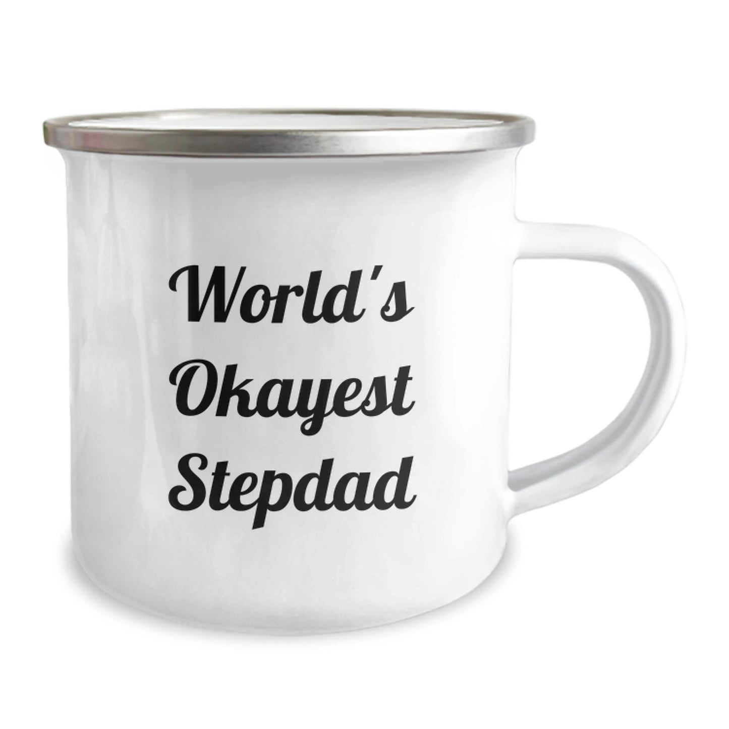 Funny Stepdad Gifts from Men to World's Okayest Stepdad on Birthday Unique Gifts - Image 2