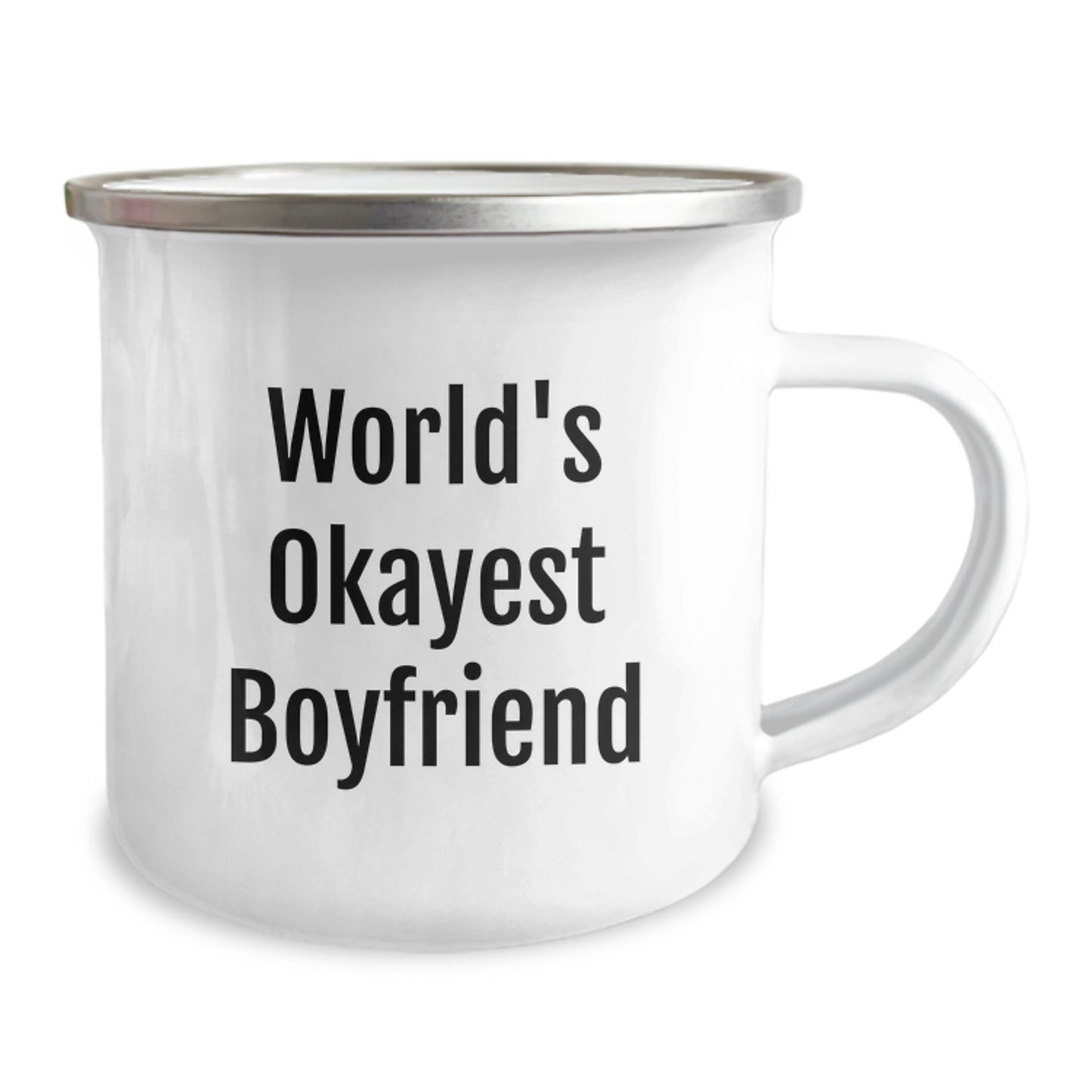 Funny Sweetheart Gifts, World's Okayest Sweetheart Camping Mug for Men, Unique Mother's Day Unique Gifts from Women - Image 2