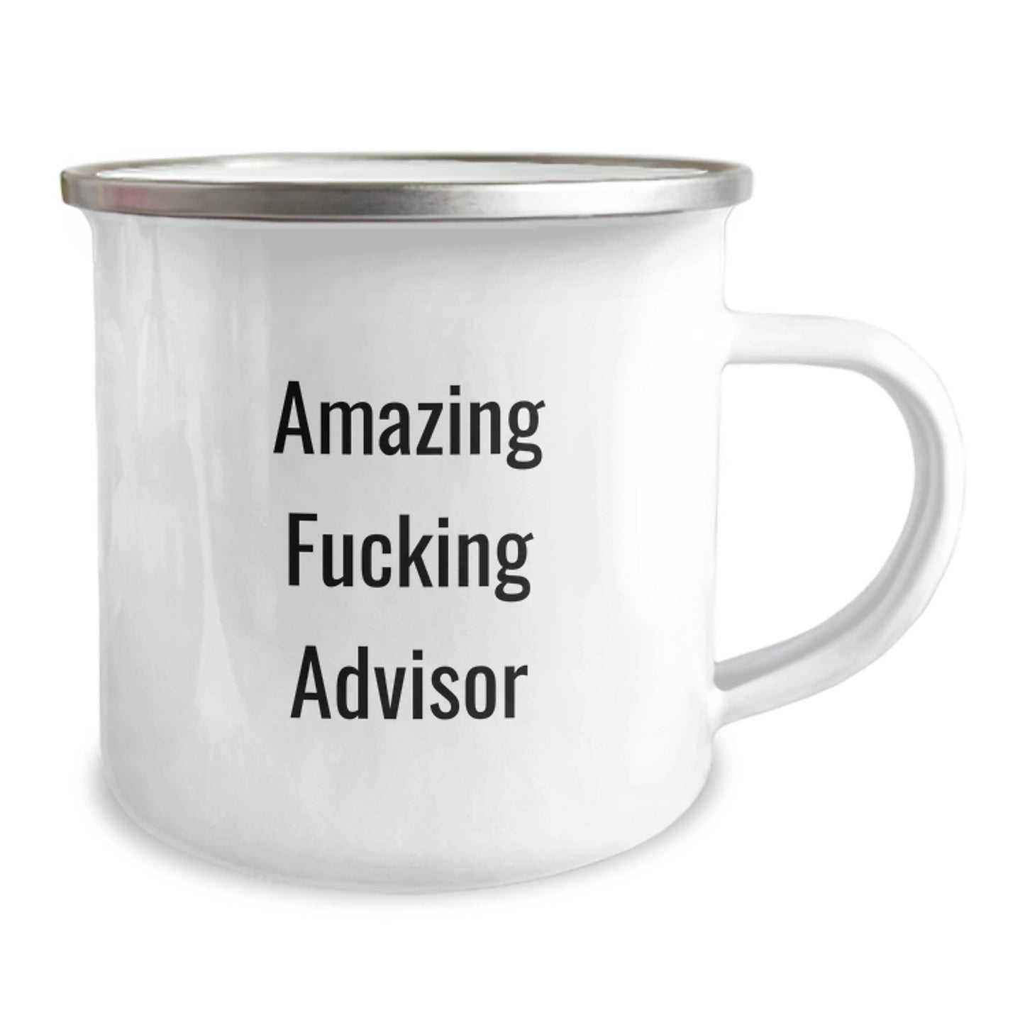 Funny Advisor Gifts from Men, Unique Camping Mug for Mother's Day, Amazing F--king Advisor Quote - Image 2