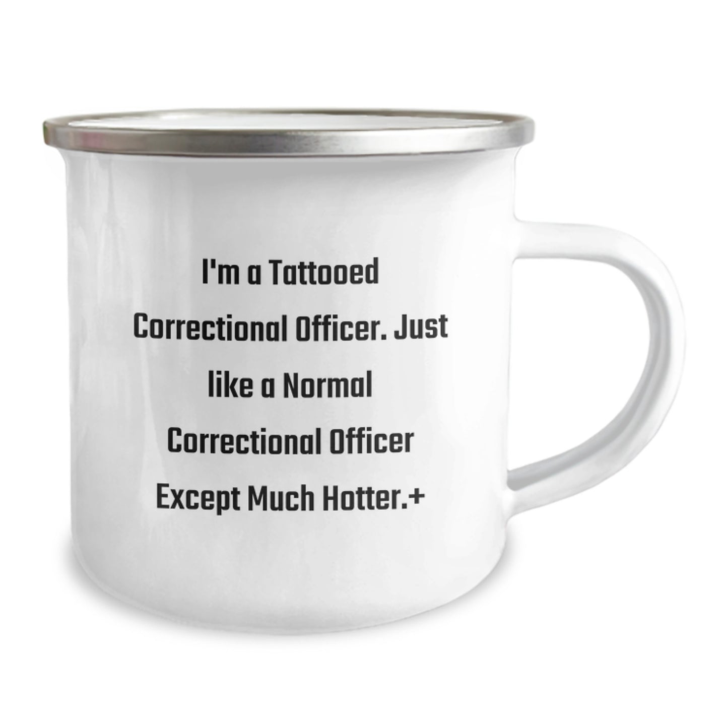 Correctional Officer Camping Mugs Funny Hotter Than Normal Hot Coffee Mug Gifts for Correctional Officer Men Birthday Unique Gifts from Friends Family - Image 2