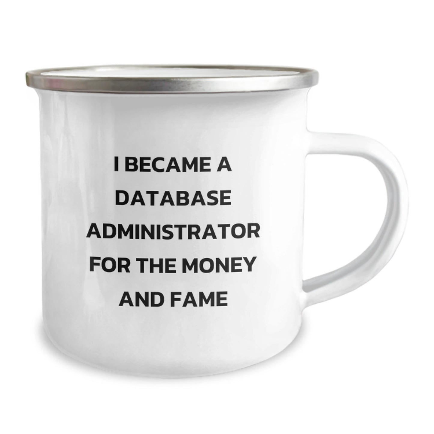 Funny Gift for Database Administrator Friends, Unique Birthday Unique Gifts from Friends, Cozy Camping Mug for Database Administrator Enthusiasts - Image 2