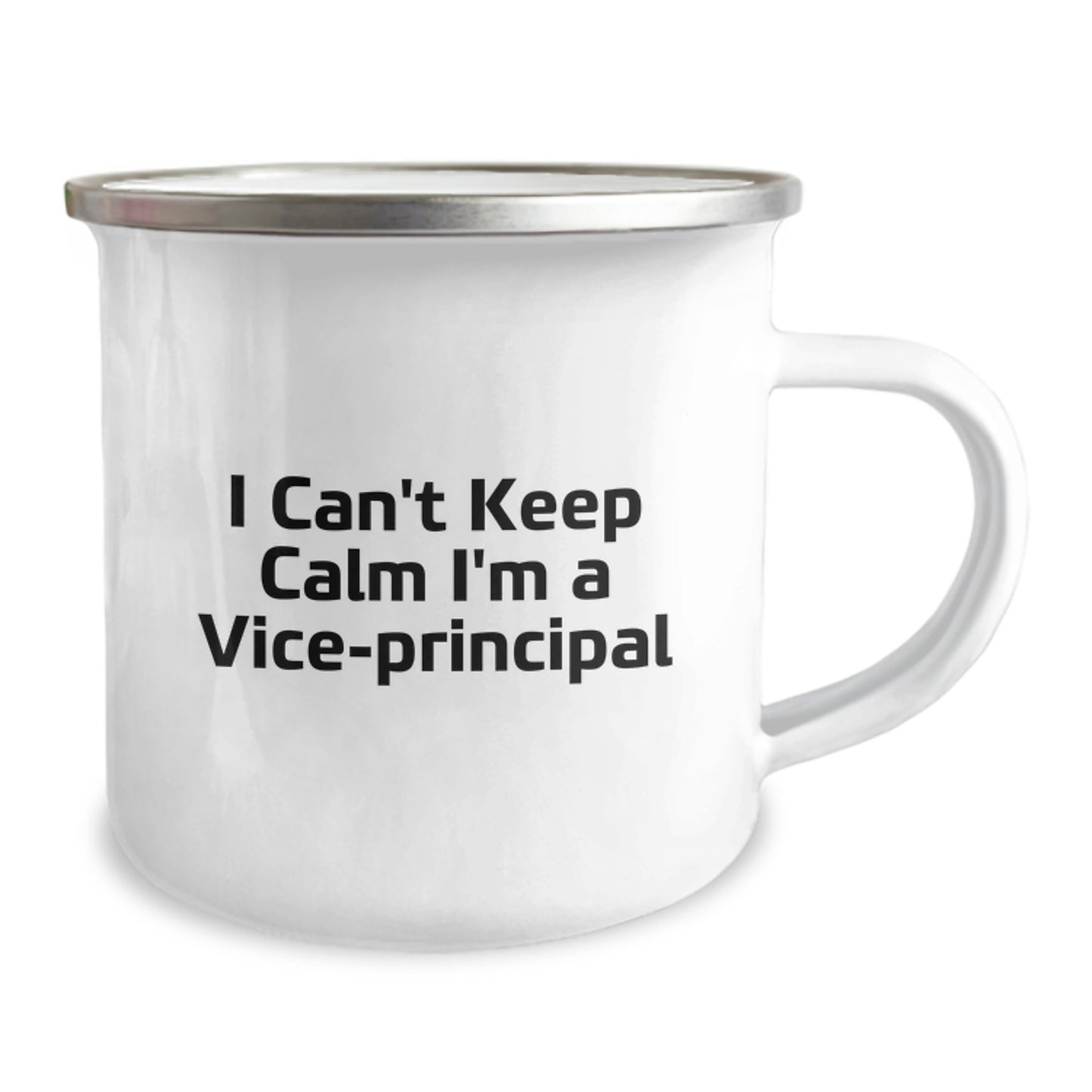 Funny Vice-principal Gifts from Friends, Unique Christmas Unique Gift for Men Vice-principal, Camping Mug - I Can't Keep Calm I'm A Vice-principal - Image 2