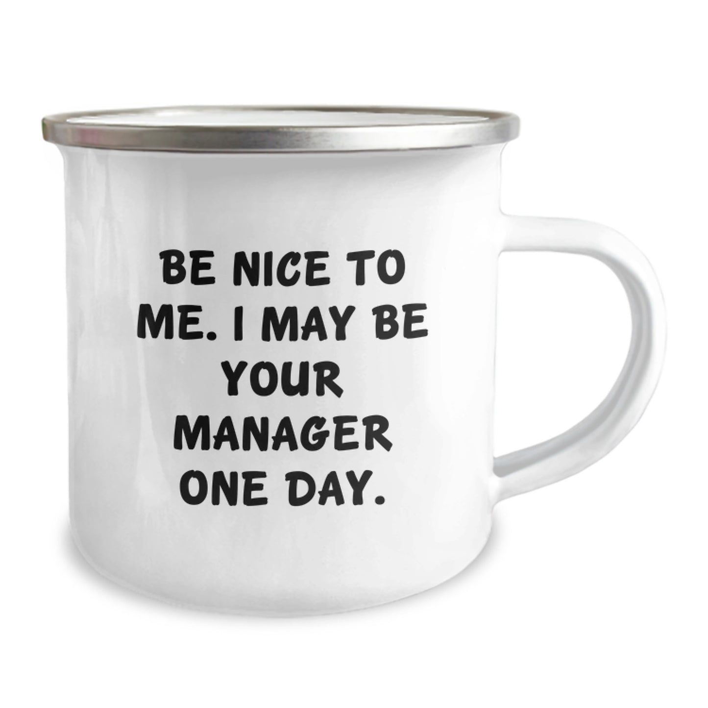 Funny Manager Camping Mug Gifts from Men to Boss on Birthday - Image 2