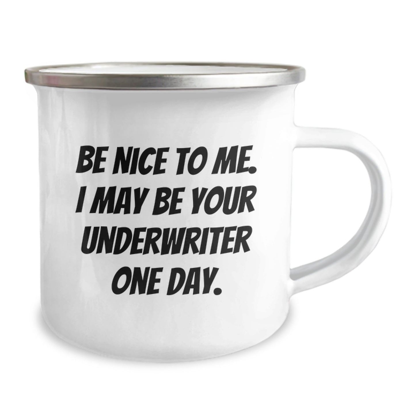 Funny Underwriter Quotes Gifts from Men to Underwriter Friends - Underwriter Camping Mug for Father's Day Unique Gifts - Image 2