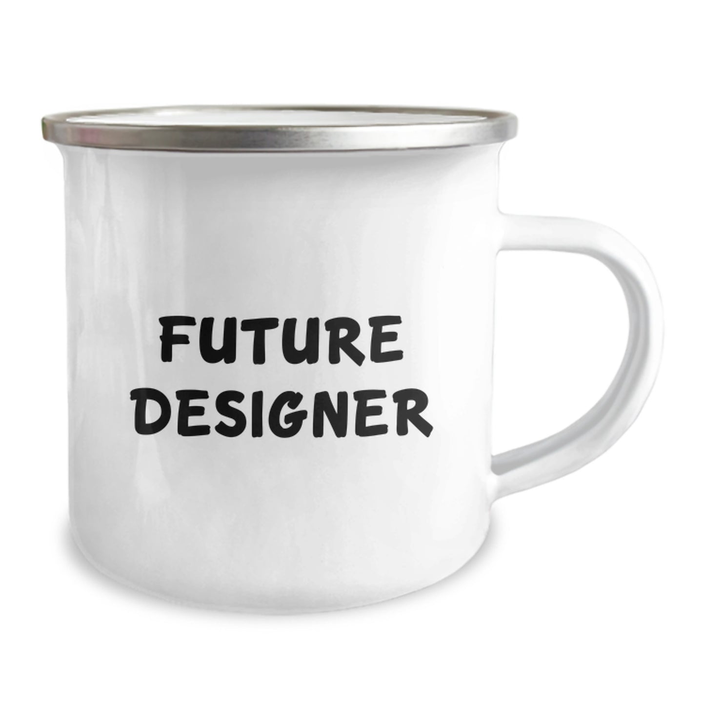 Designer Camping Mug - Funny Quote 'Future Designer' - Valentine's Unique Gifts for Him or Her from Friends or Family - Image 2