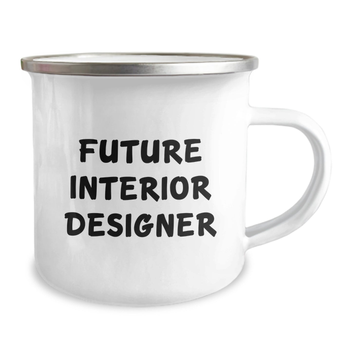 Funny Quote Interior Designer Gifts from Friends for Graduation Unique Camping Mug - Image 2