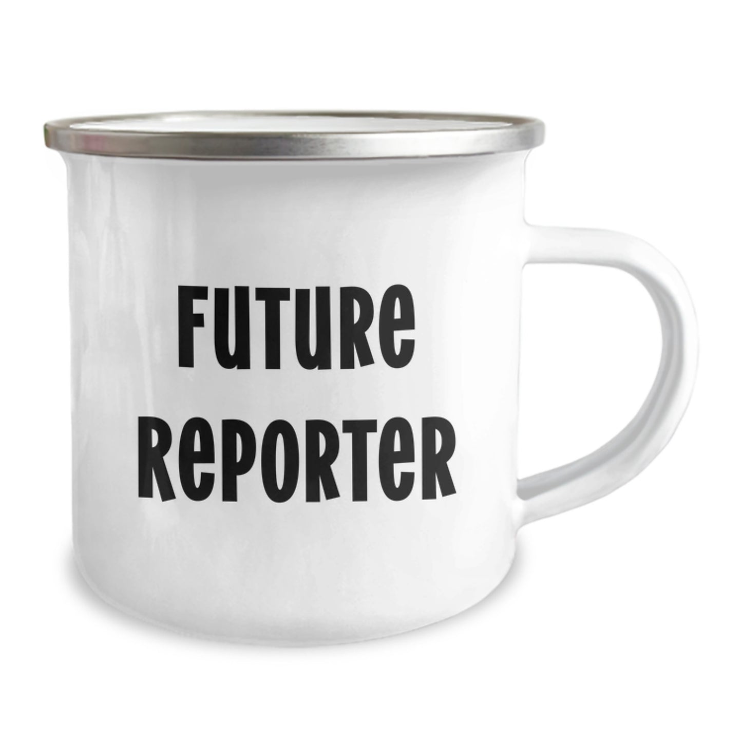 Funny Future Reporter Gifts for Reporter, Camping Mug for Graduation Unique Gifts from Family - Image 2