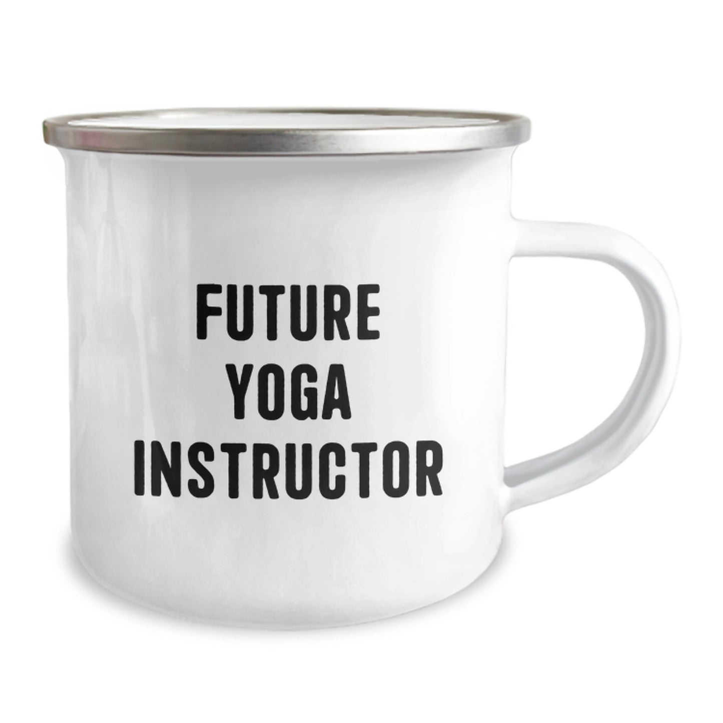 Future Yoga Instructor Keepsake Camping Mug for Him Birthday Gift - Image 2