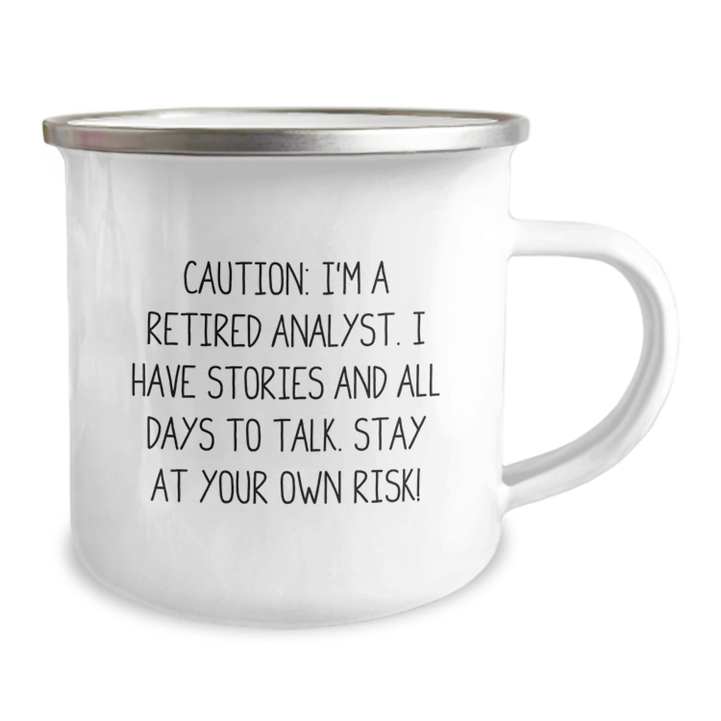 Funny Analyst Camping Mug Gifts from Friends and Family to Analyst Graduation Unique Gifts - Image 2
