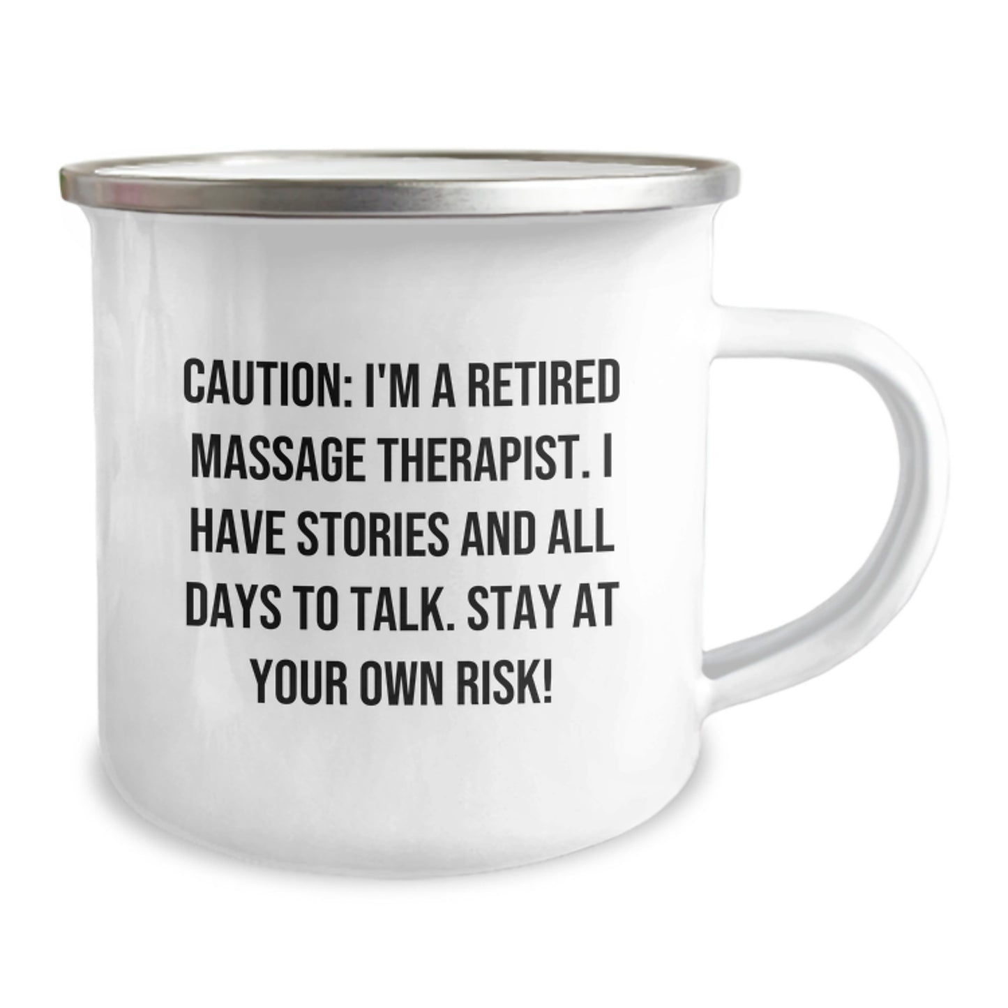 Funny Massage Therapist Gifts from Men - Unique Valentine's Unique Gifts for Massage Therapist Friends - Retired Massage Therapist Camping Mug - Image 2