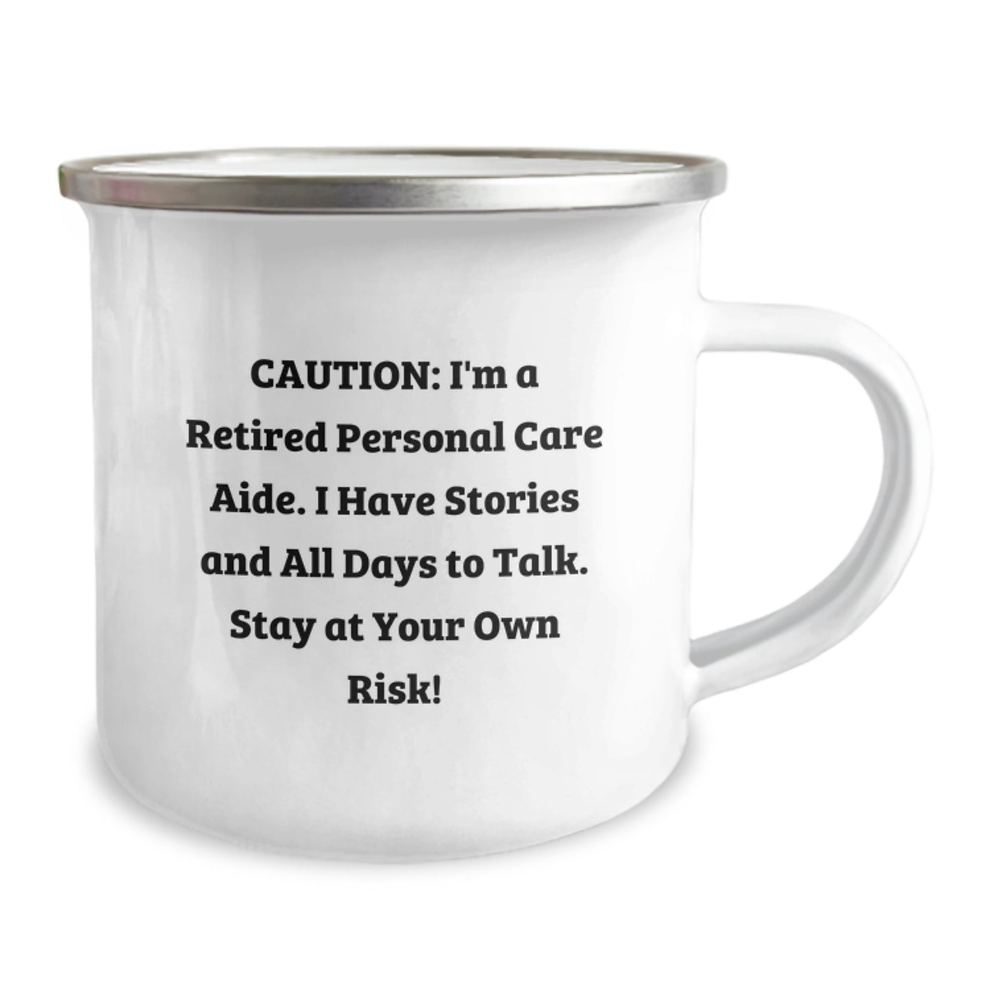 Funny Graduation Gifts for Personal Care Aide Enthusiasts - Gifts from Friends to Family, Camping Mug for the Retired Personal Care Aide, Unique Personal Care Aide Gifts - Image 2