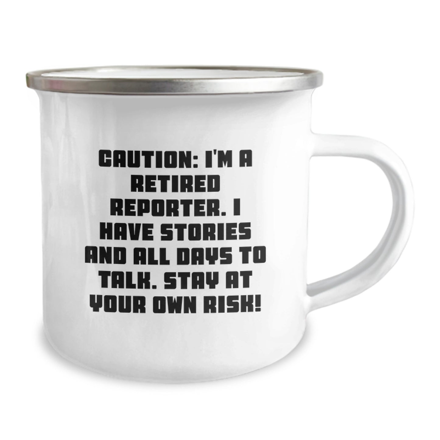 Funny Reporter Camping Mug Gifts from Friends to Men Enjoying Valentine's Unique Mugs - Image 2