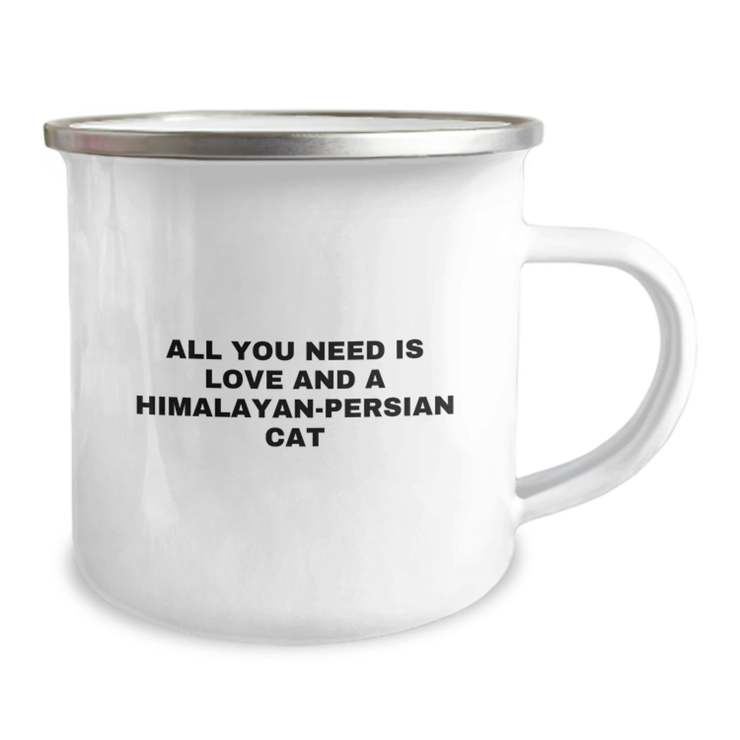 Himalayan-Persian Cat Lover Gifts from Family - All You Need Is Love And A Himalayan-persian Cat Funny Camping Mug for Christmas - Image 2