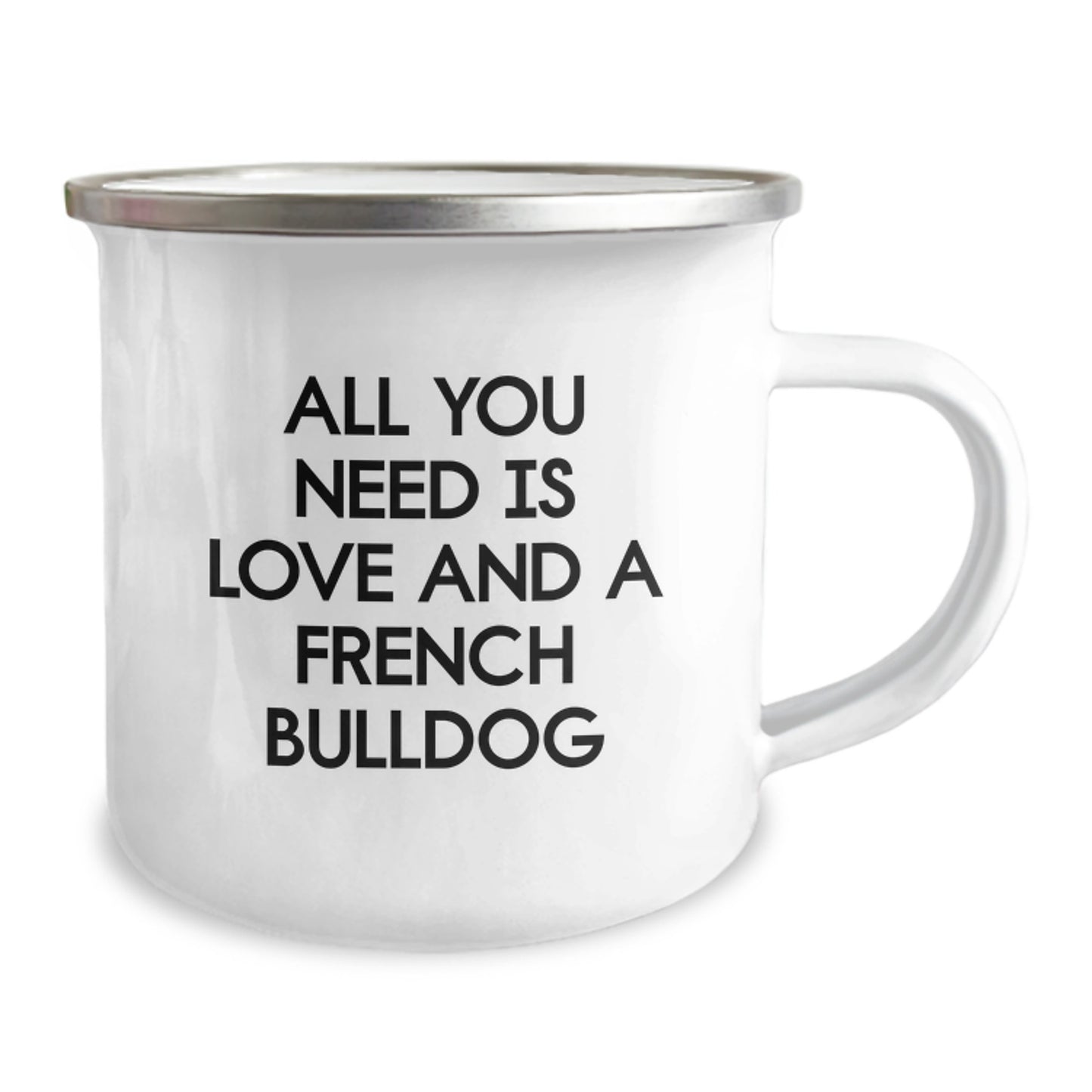 Funny French Bulldog Gifts from Family - Cute Camping Mug for Guys Who Love Love and French Bulldogs, Perfect Graduation Unique Gifts for French Bulldog Lovers - Image 2