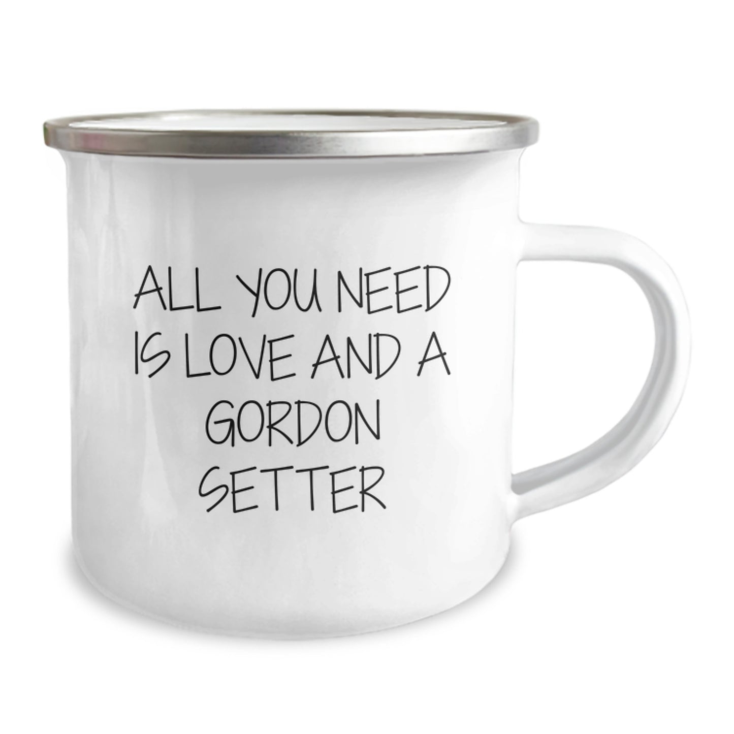 Funny Gordon Setter Dog Lover Gifts from Family for Men Women Friends Coworkers Graduation Unique Camping Mug, All You Need Is Love And A Gordon Setter - Image 2