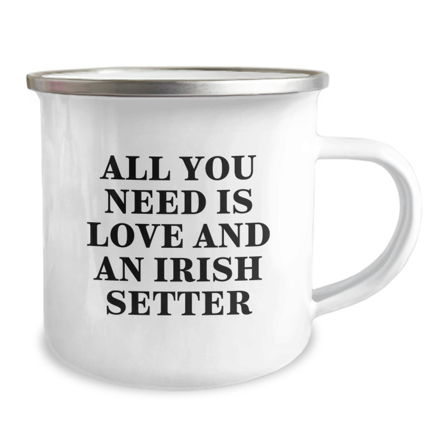 Irish Setter Dog Lover Gifts from Friends and Family, Camping Mug for Men and Women, Graduation Unique Gifts with 'All You Need Is Love And An Irish Setter' Quote - Image 2