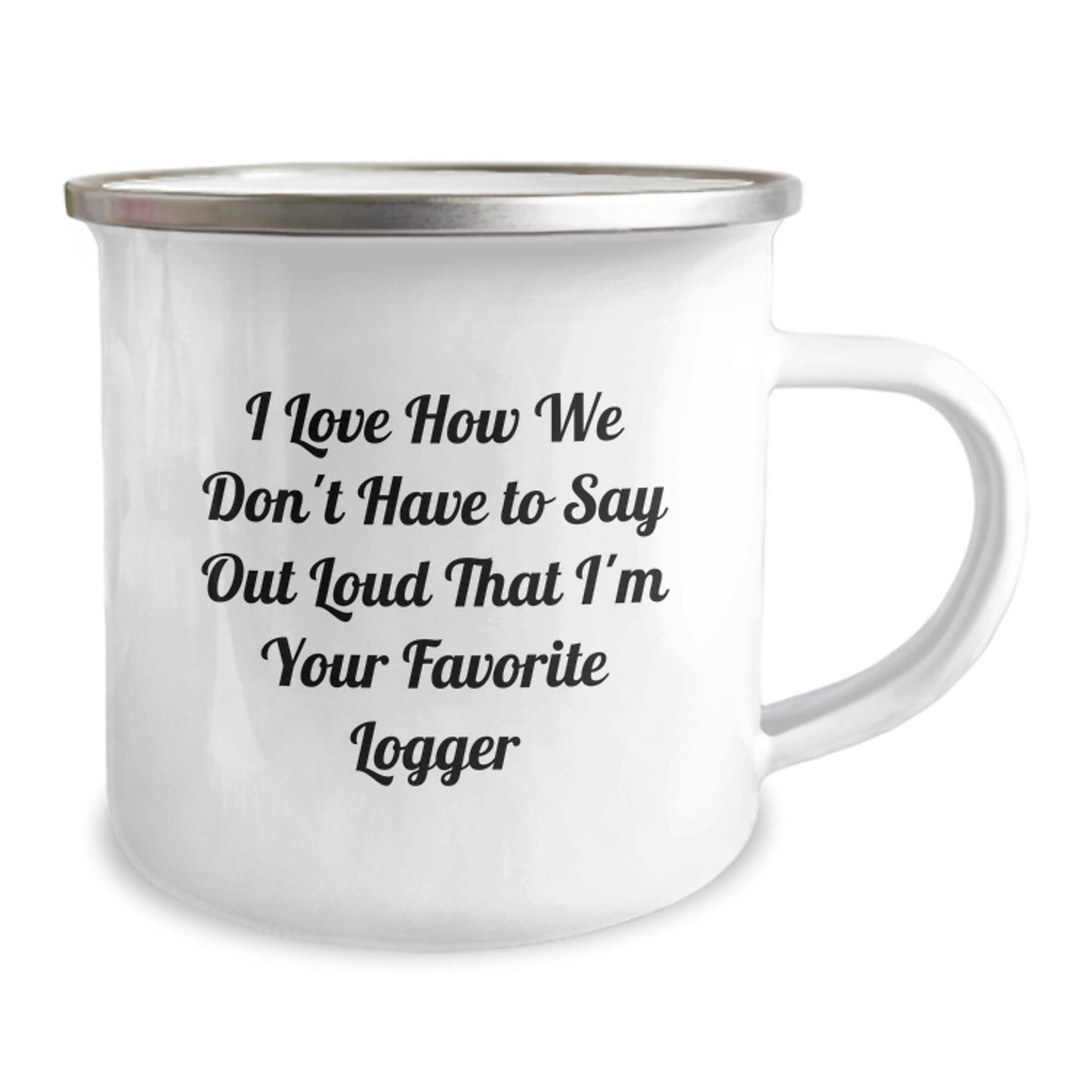 Funny Logger Gifts for Men, Cute Camping Mug from Your Favorite Logger, Perfect Graduation Unique Gifts - Image 2